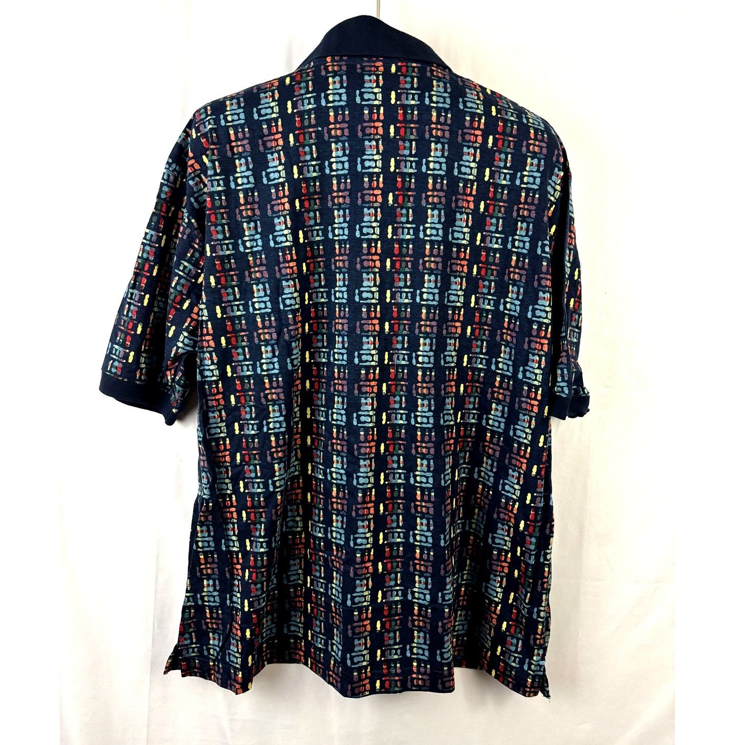 Robert Stock VTG Robert Stock Colorful Geometric Polo Shirt M Short Size US M / EU 48-50 / 2 - 2 Thumbnail