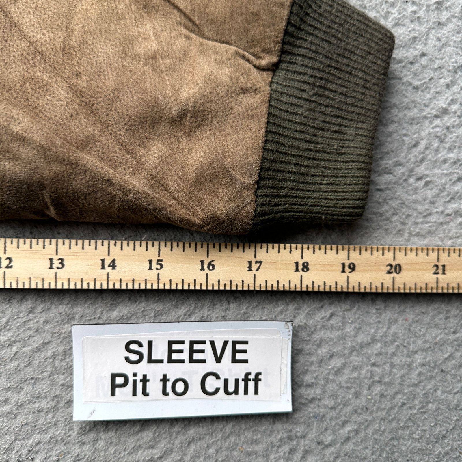 Other VTG Arizona Jean Genuine Leather Suede Bomber Jacket Large Size US L / EU 52-54 / 3 - 5 Thumbnail
