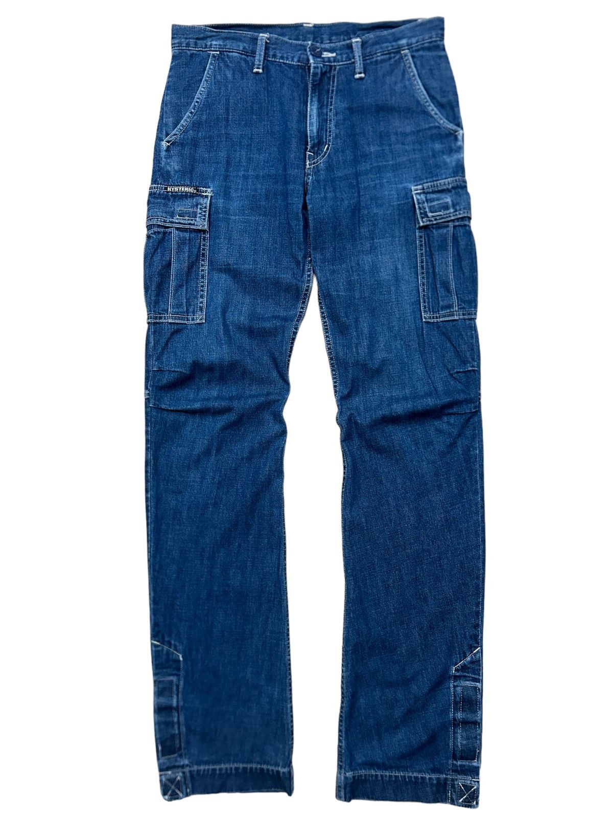 Hysteric Glamour × Japanese Brand × Le Grande Bleu (L.G.B.) Vintage Hysteric Glamour Cargo Multi Pocket Jeans Size US 30 / EU 46 - 1 Thumbnail