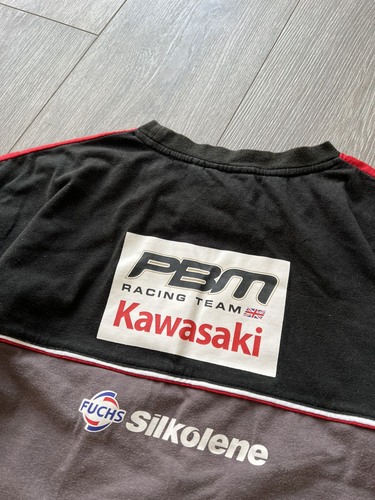 Vintage Vintage Kawasaki PBM Racing T-Shirt Tee Size US XL / EU 56 / 4 - 9 Thumbnail