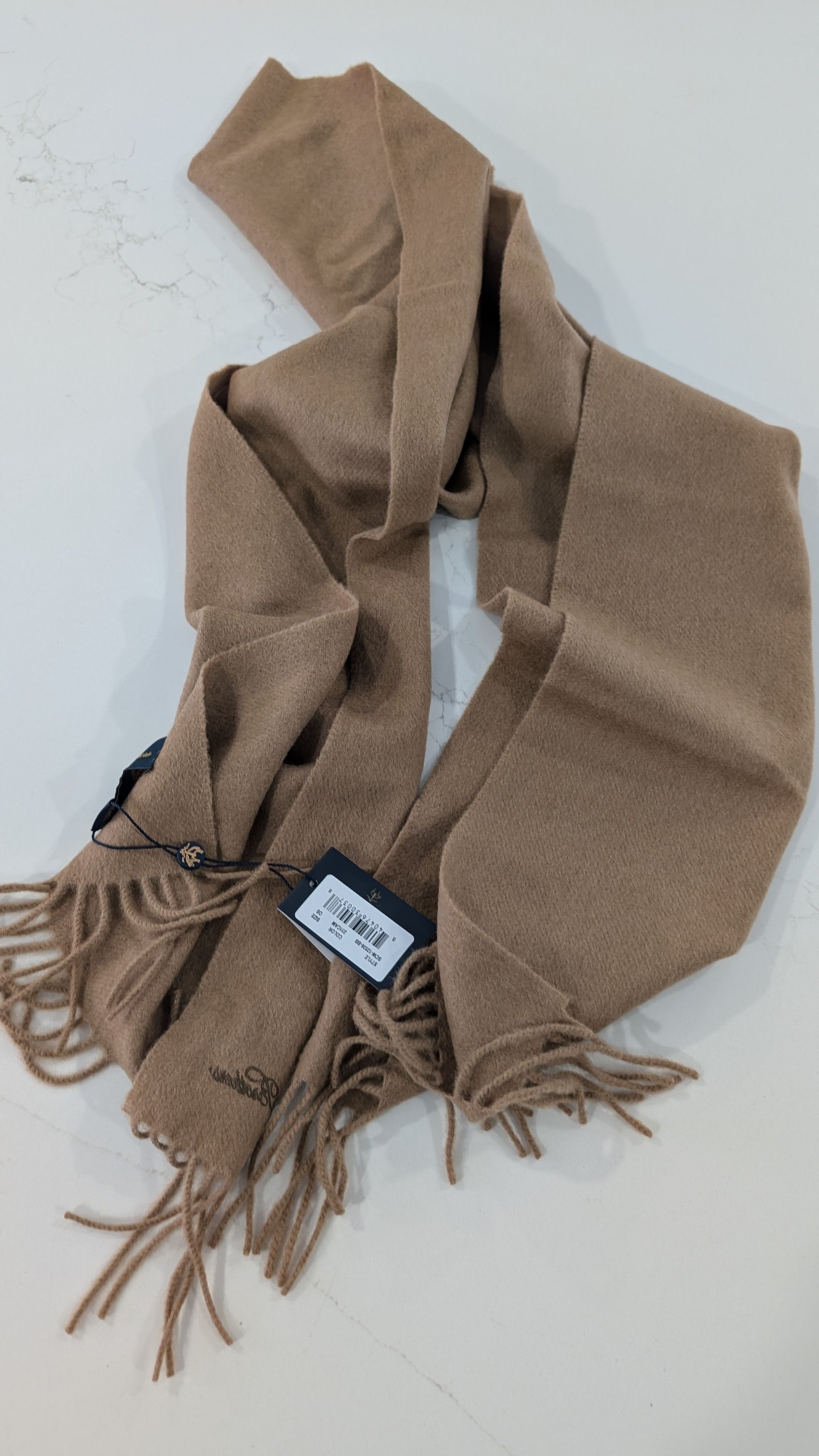Brooks Brothers BROOKS BROTHERS Signature Camel Hair Scarf Size ONE SIZE - 4 Thumbnail