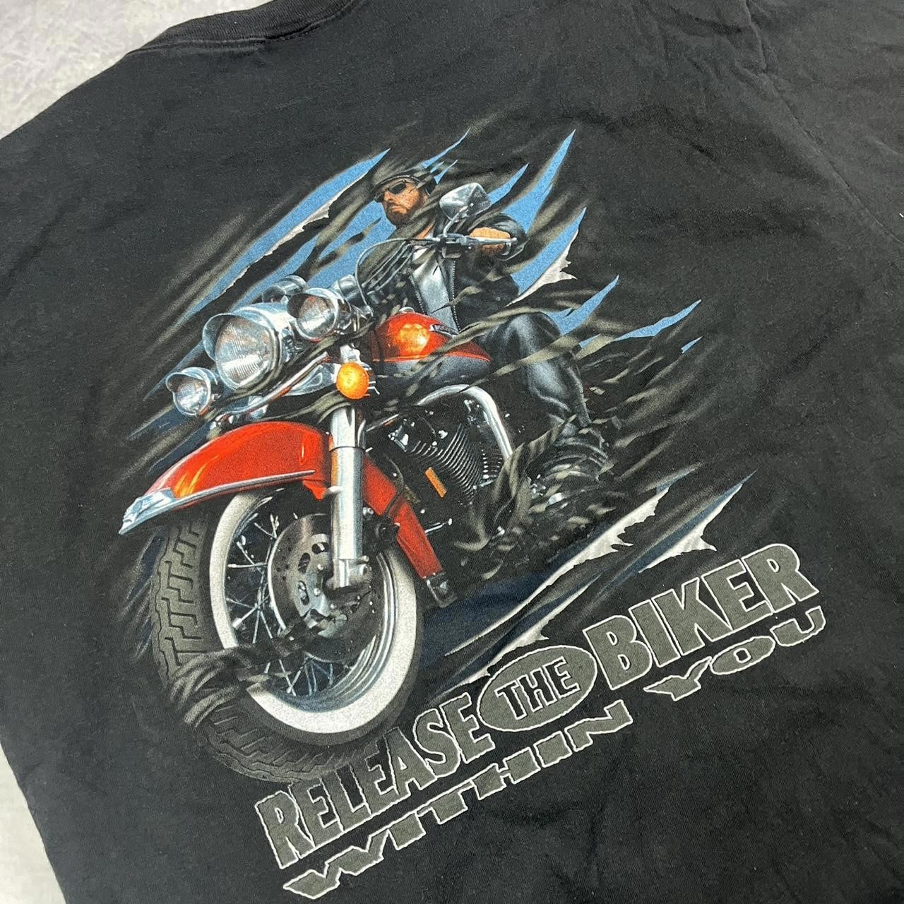 Designer Vintage bikers shirt Size US XL / EU 56 / 4 - 1 Thumbnail