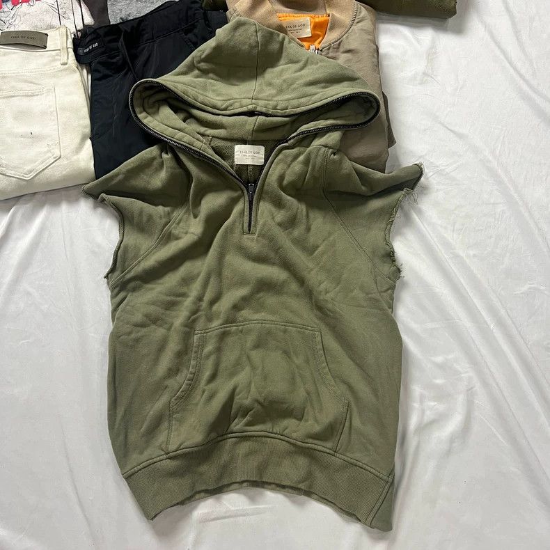 Fear of God Fear of God Olive green shoulder sweatshirt Size US M / EU 48-50 / 2 - 1 Thumbnail