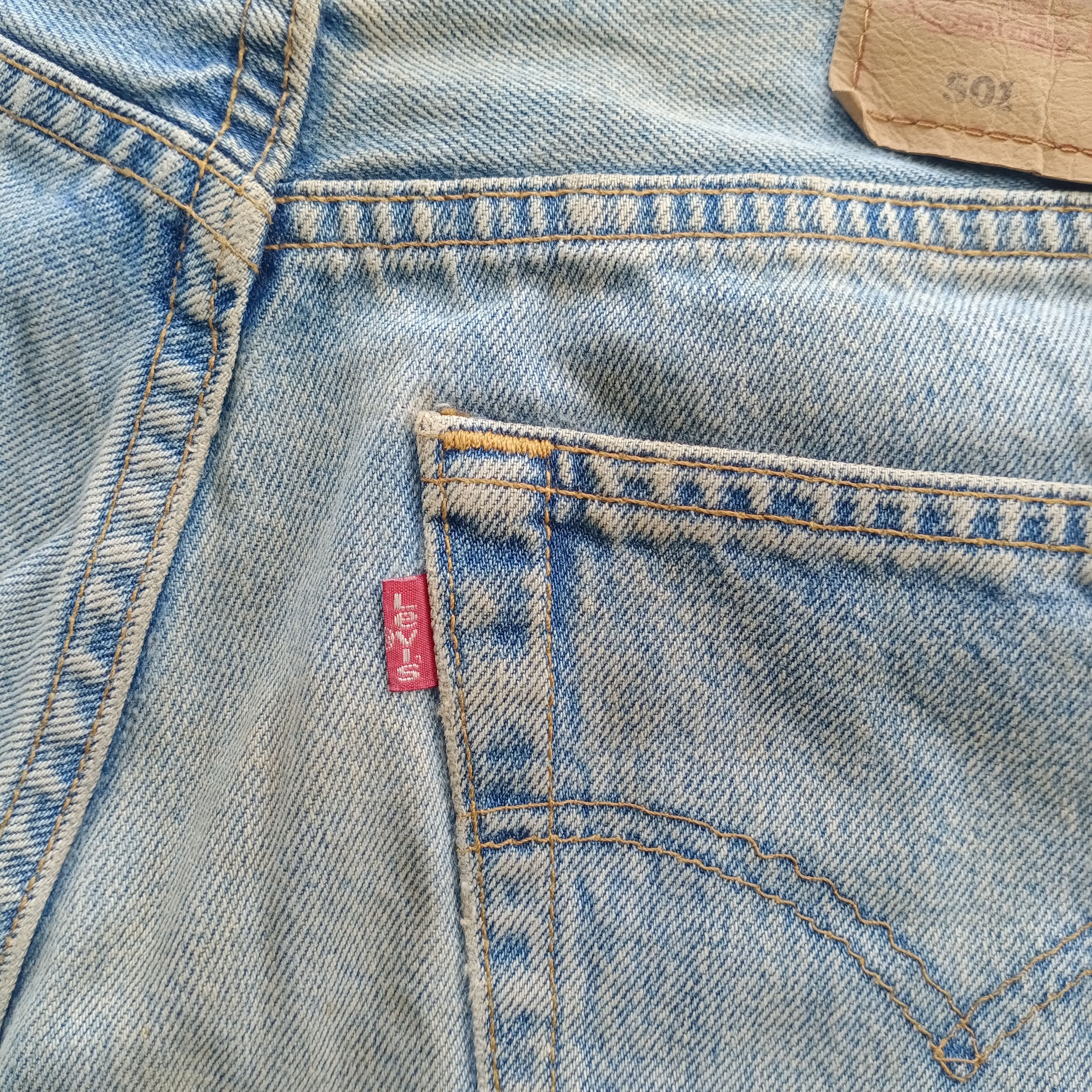 Levi's Vintage Levis 501 Canada Distressed Denim Jeans USA big E Size US 32 / EU 48 - 12 Thumbnail