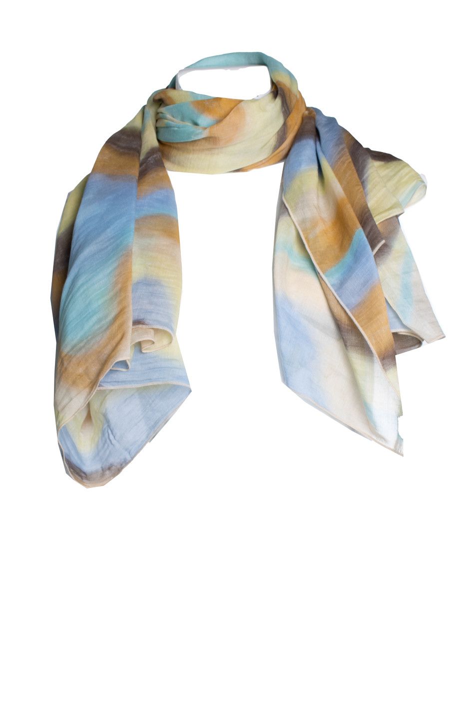 Jacquemus Jacquemus, Multicolor square silk and cotton scarf Size ONE SIZE - 2 Thumbnail