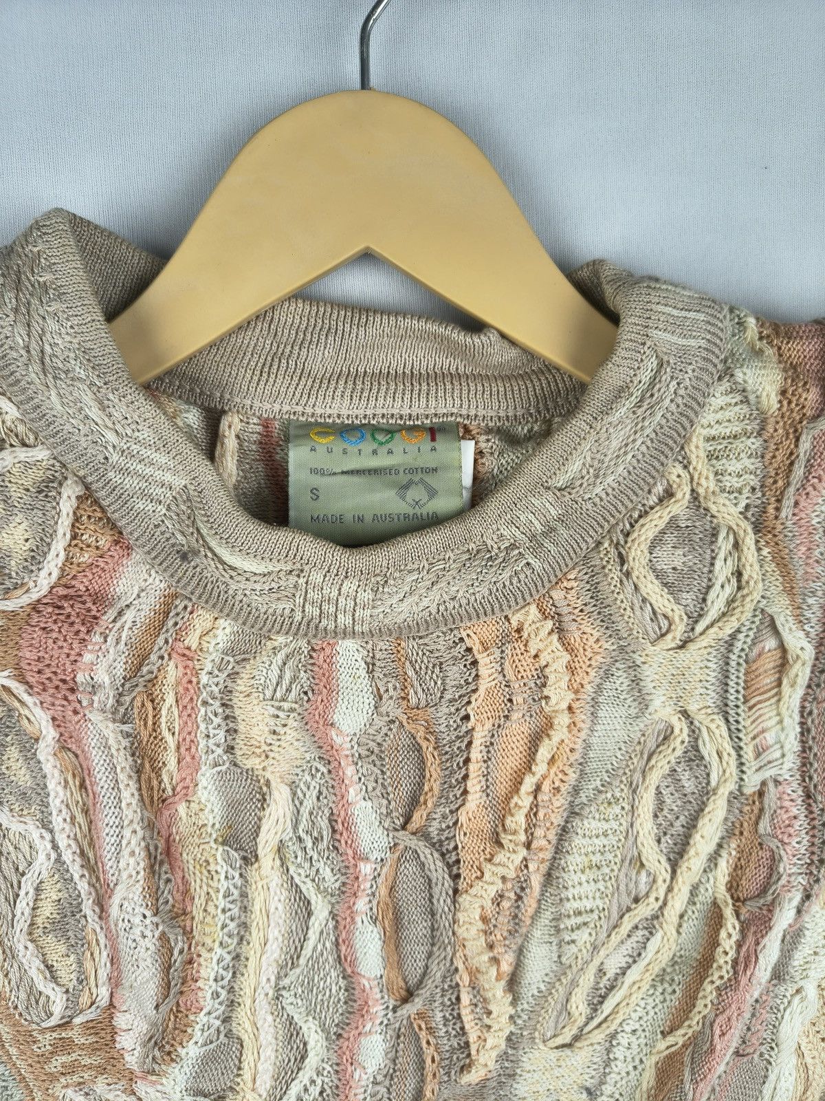 Coogi Vintage COOGI Australia Pastel 3D Knit Sweater ✔(040) Size US M / EU 48-50 / 2 - 4 Thumbnail
