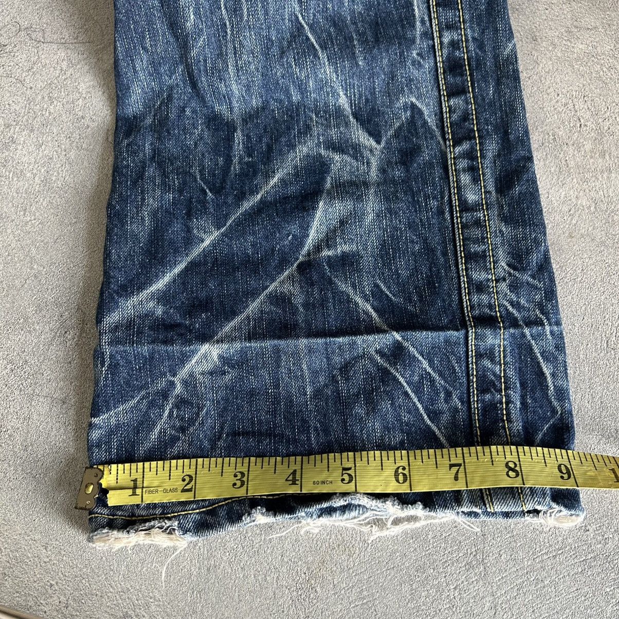Tornado Mart Blue Way Flared Asidwash Jeans Size US 32 / EU 48 - 17 Thumbnail