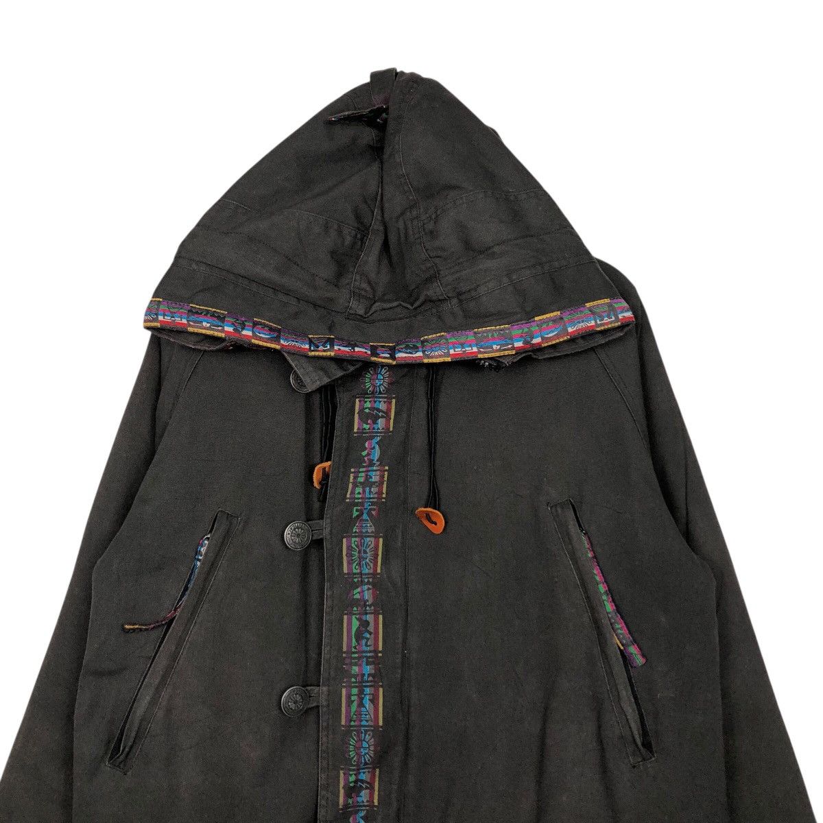 Japanese Brand 📌Vintage Chore Jacket Hoodie Titicaca Duck Canvas Size US L / EU 52-54 / 3 - 4 Thumbnail