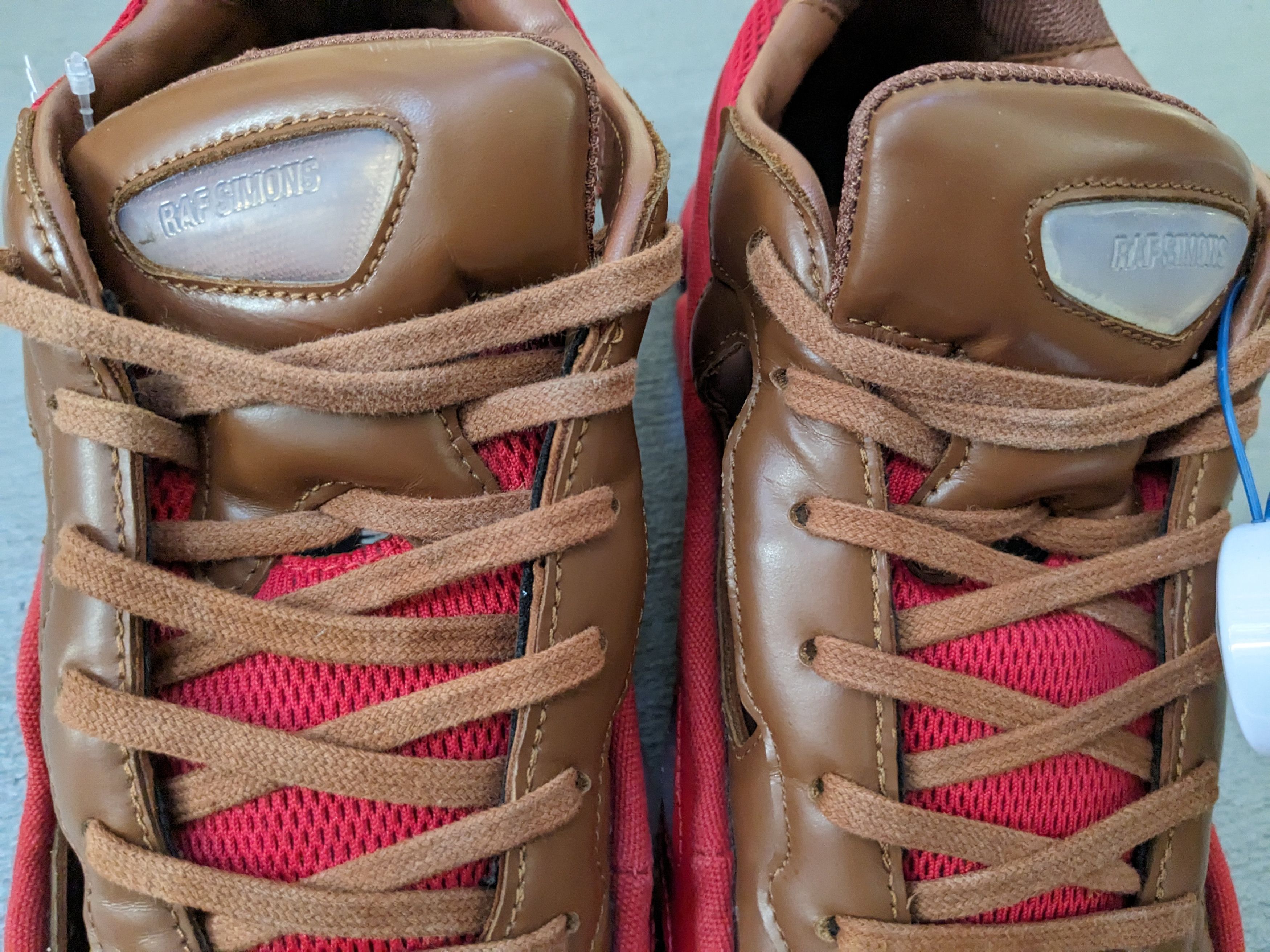Adidas × Raf Simons Adidas Raf Simons Ozweego Replicant 8.5 B22513 Red Gold Size US 8.5 / EU 41-42 - 4 Thumbnail