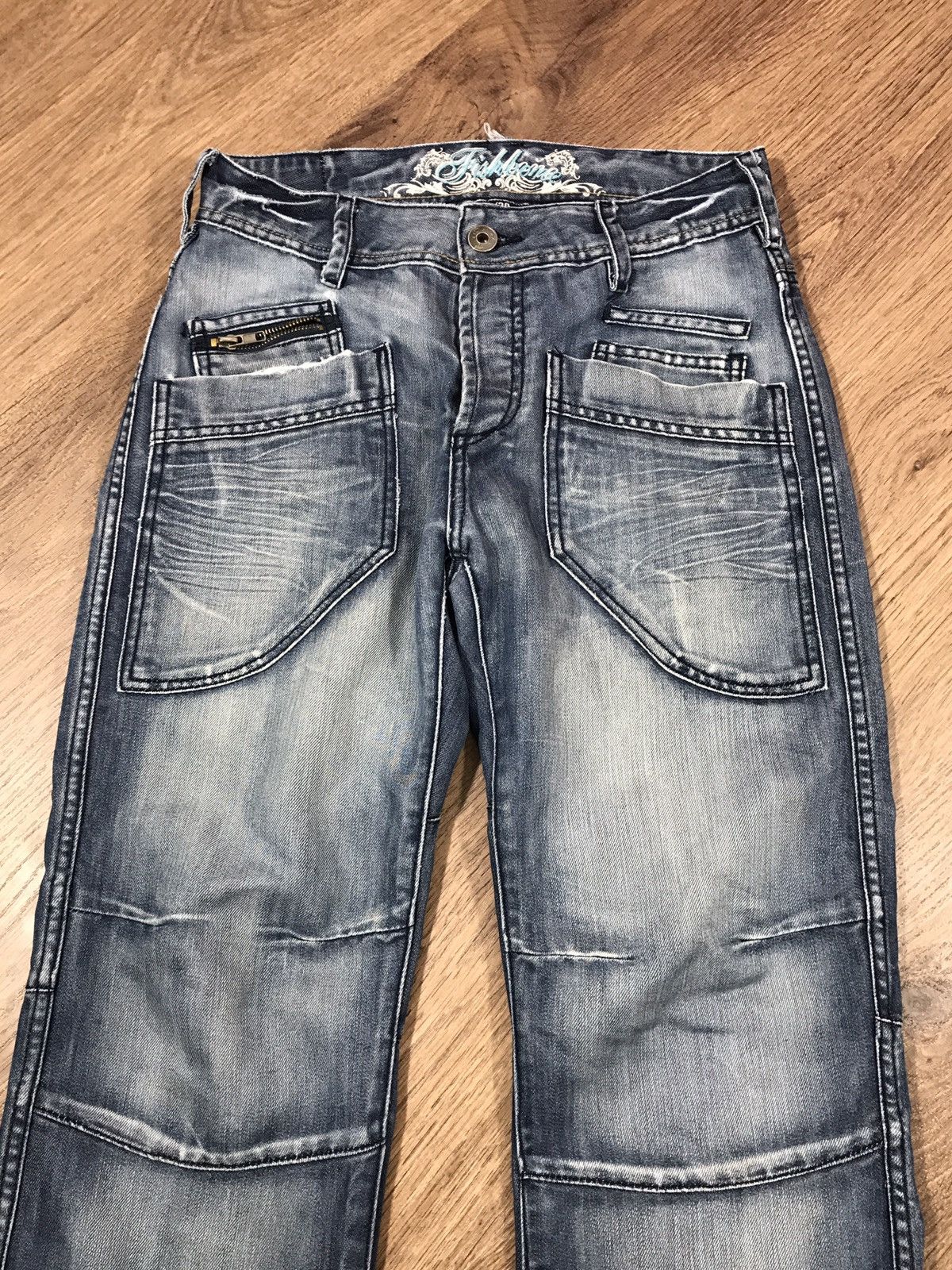 Japanese Brand × Vintage Vintage Distressed Denim Pants Jeans Size US 31 - 3 Thumbnail