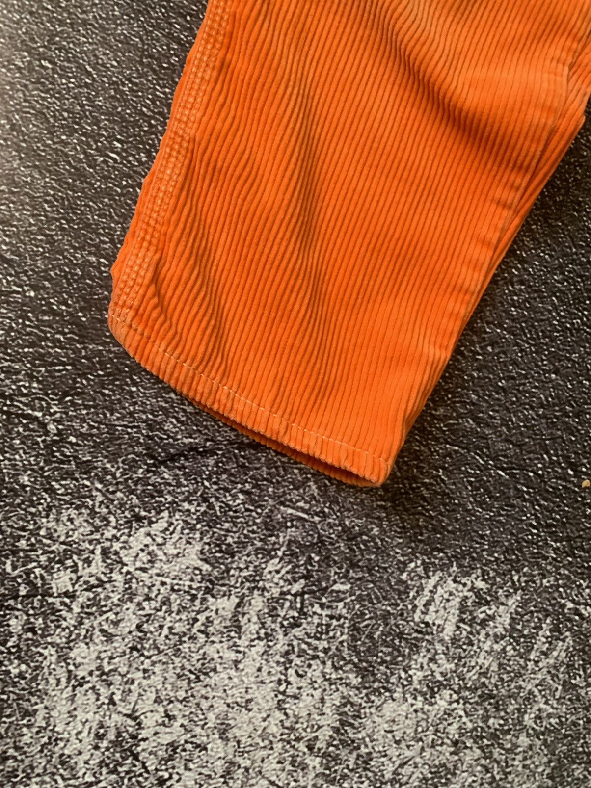 Fiorucci Fiorucci Corduroy Orange Velvet Trousers Safety Jeans Size 25" / US 0 / IT 36 - 10 Thumbnail