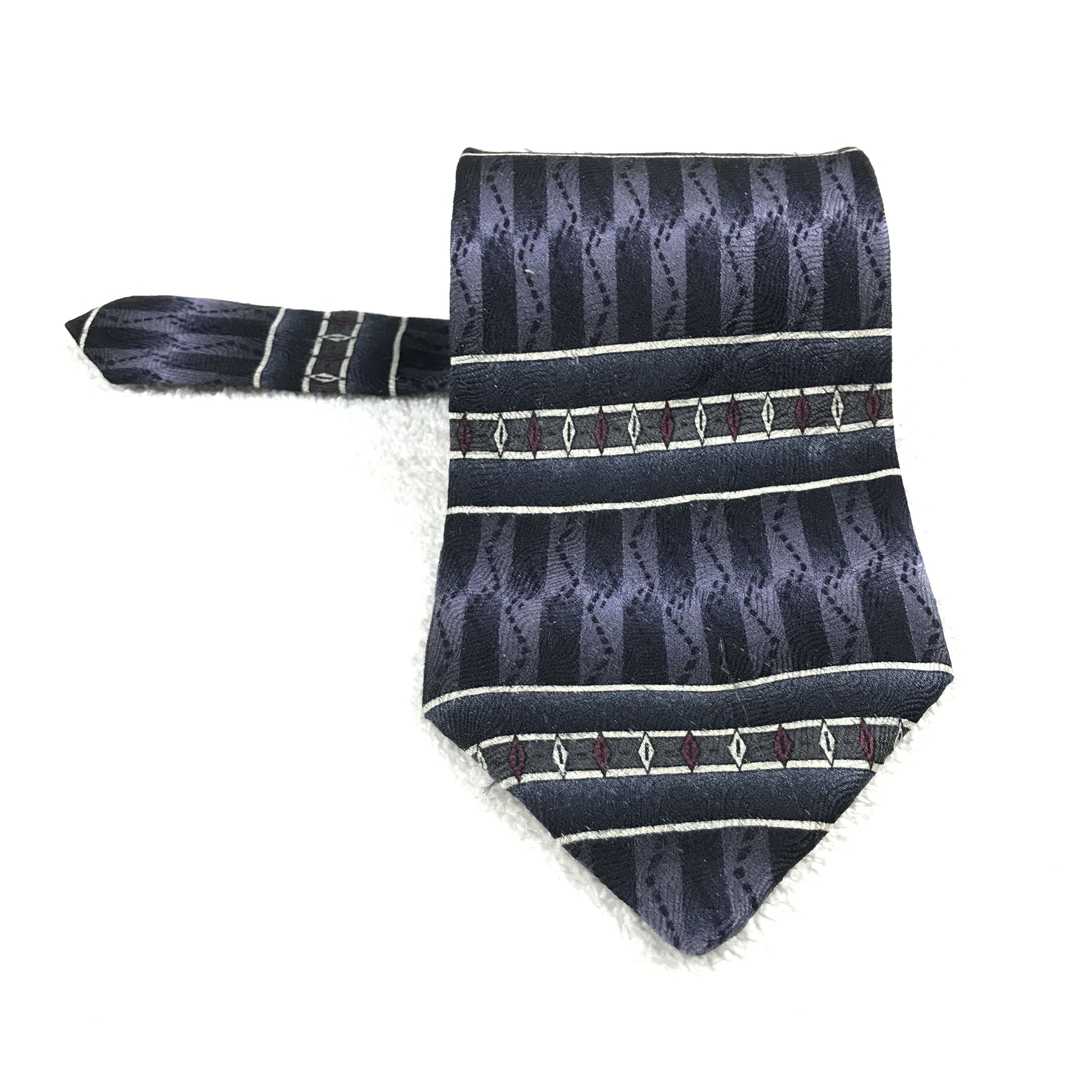 Designer × Vintage Vintage Chez Roffe Silk Necktie Size ONE SIZE - 1 Thumbnail