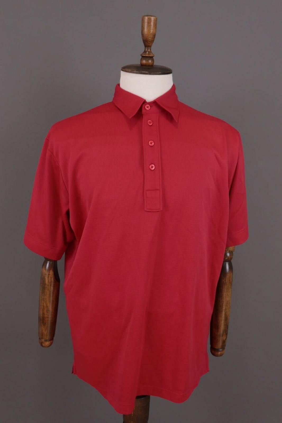 J.Lindeberg J.Lindeberg Red Sport Golf Short Sleeve Polo Shirt Size XL Size US XL / EU 56 / 4 - 1 Thumbnail
