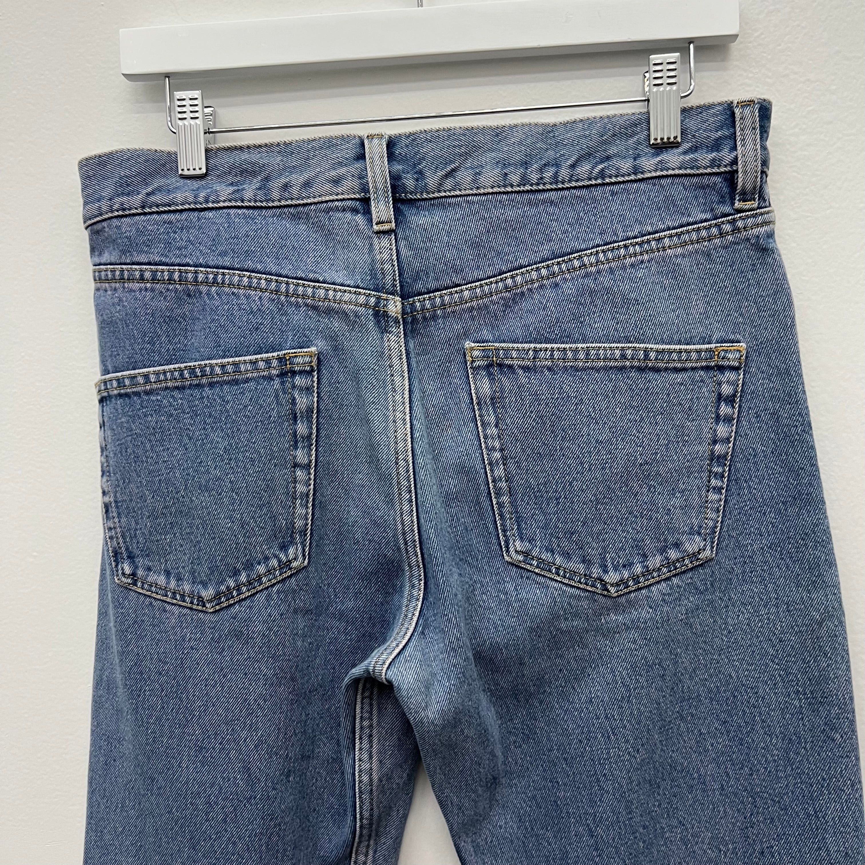 Balenciaga Balenciaga Pink Wash Straight Leg Denim Jeans - Size 31 Size US 31 - 6 Thumbnail