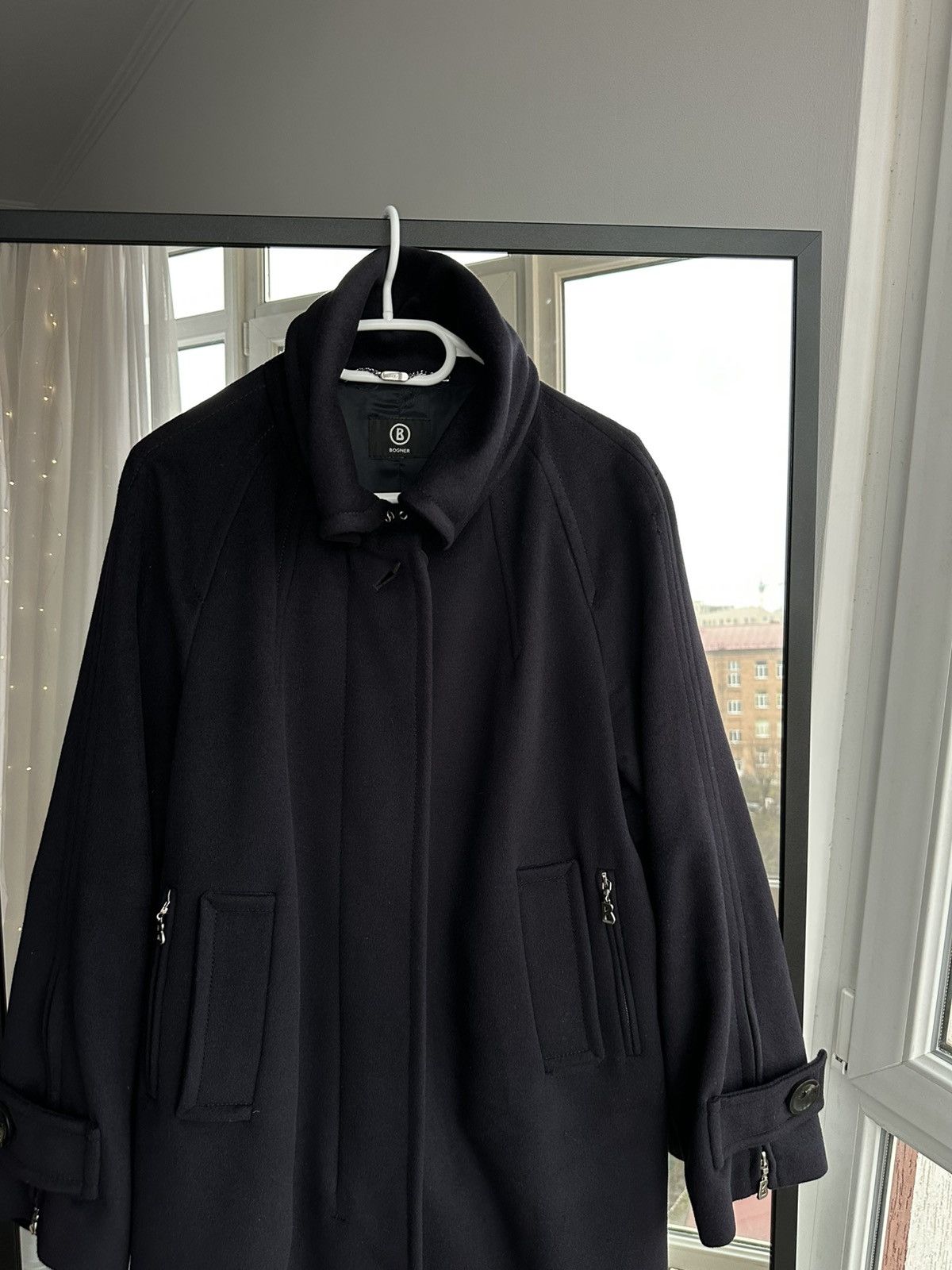 Bogner Bogner Wool Woman Navy Heavy Coat Jacket Sz M Size M / US 6-8 / IT 42-44 - 2 Thumbnail