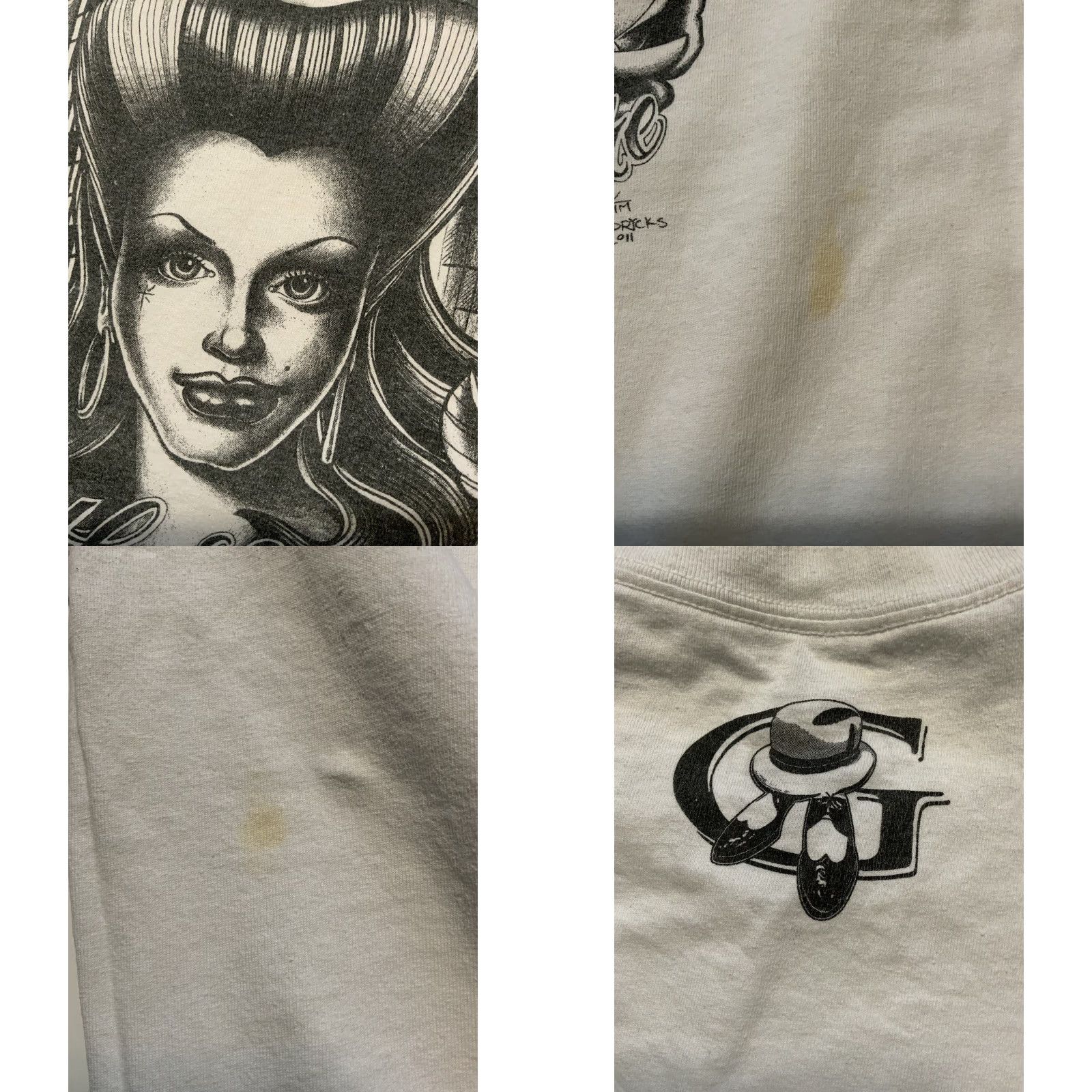 Vintage VINTAGE Greenspan’s The Last Original Clothing Store Tim Hendricks 2011 Graphic T-Shirt XL Men White Crewneck S/S T-Shirt Mens Size US XL / EU 56 / 4 - 8 Thumbnail