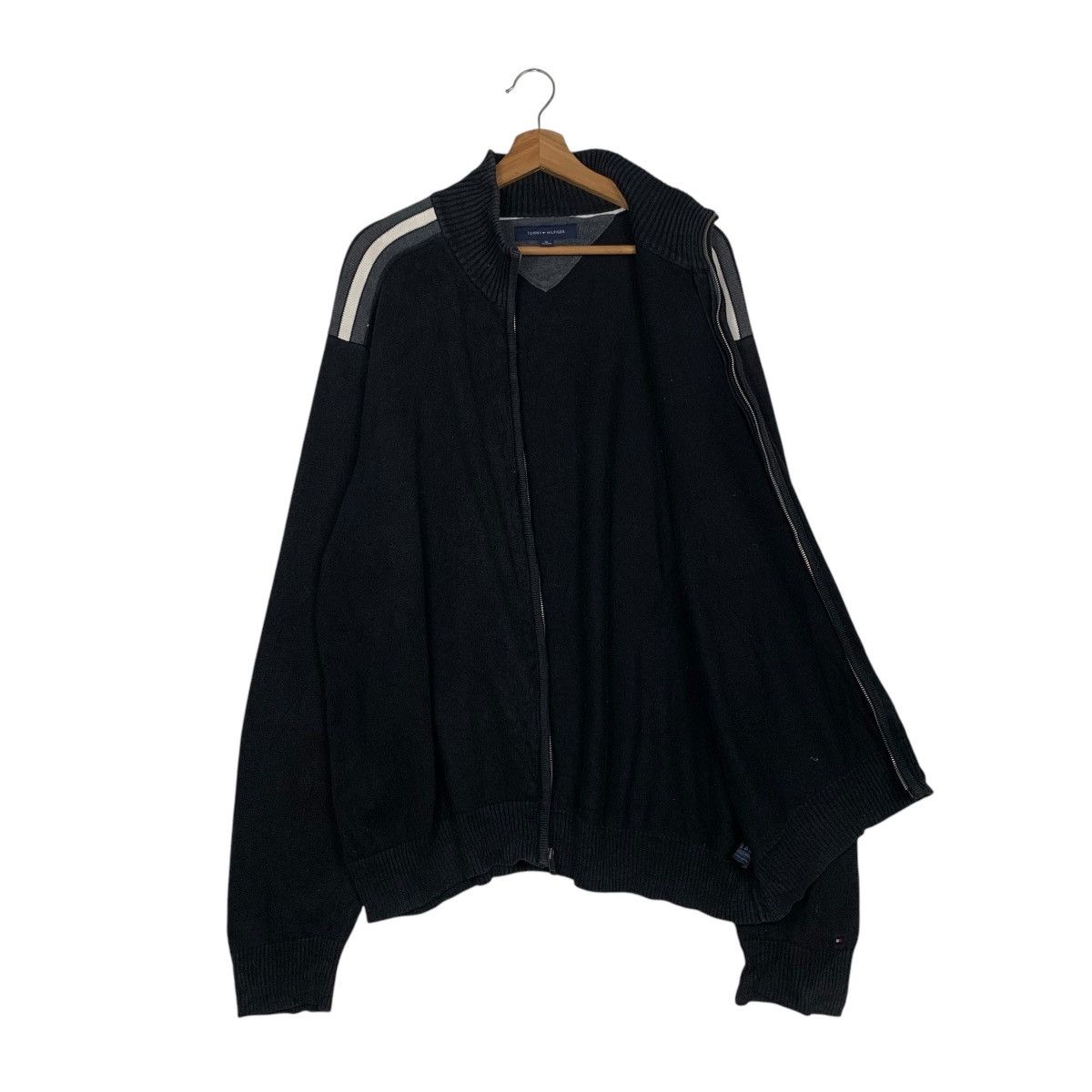 Tommy Hilfiger TOMMY HILFIGER Plain Zipper Sweater #1911-C83 Size US XL / EU 56 / 4 - 9 Thumbnail