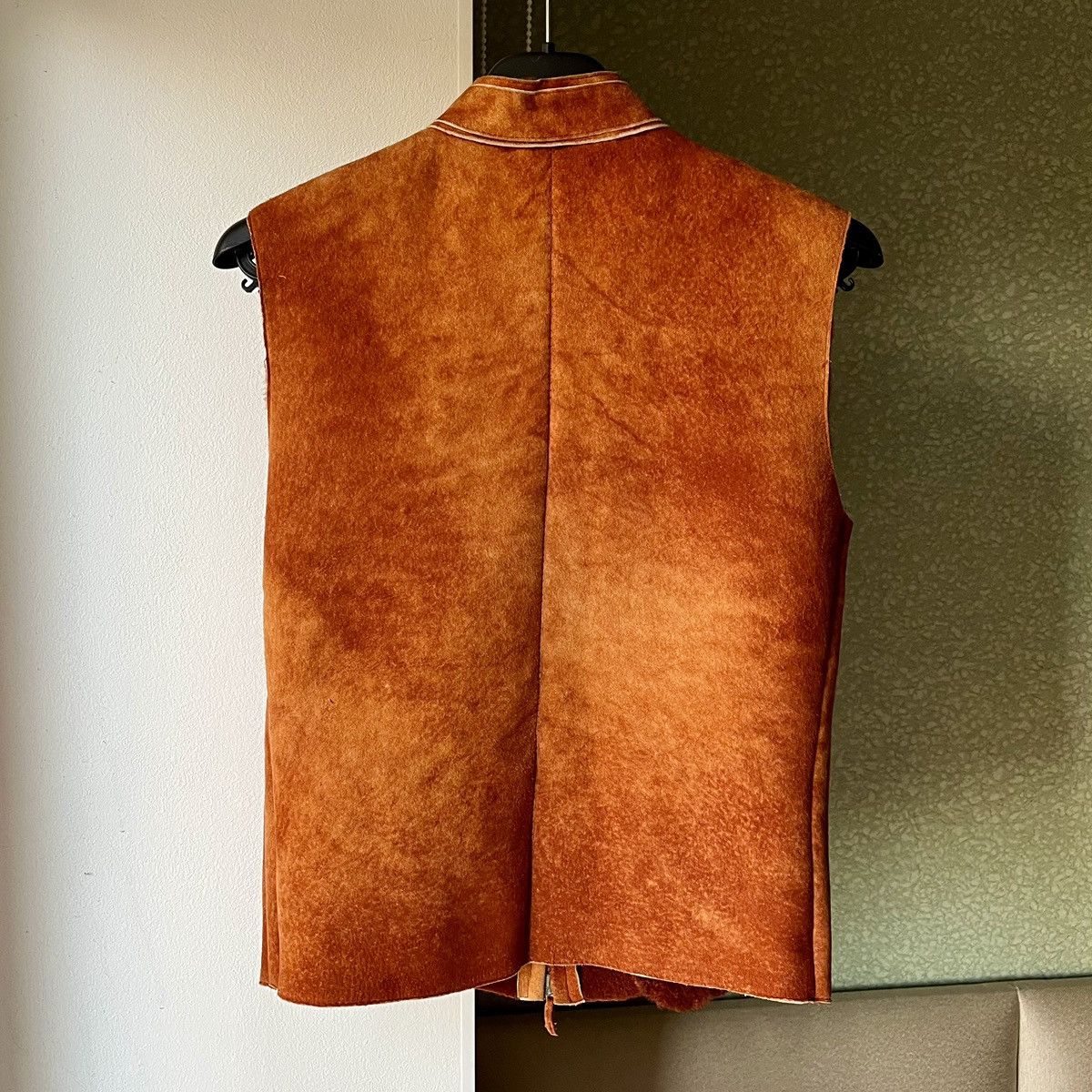 Burberry × Burberry Prorsum Roberto Menichetti AW99 Shearling Vest Size S / US 4 / IT 40 - 4 Thumbnail