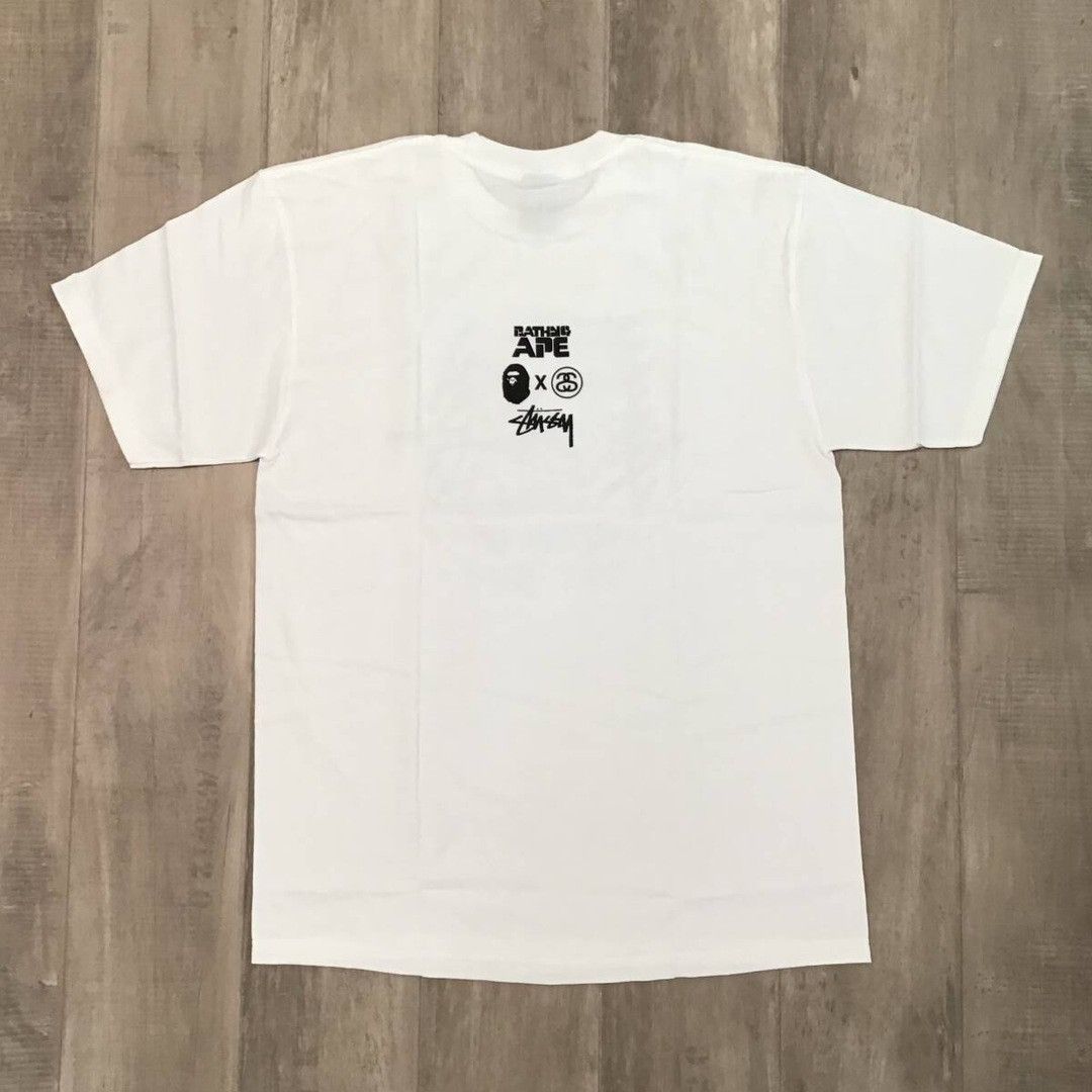 Bape × Stussy STUSSY × BAPE camo skull head T-shirt a bathing ape NIGO Size US M / EU 48-50 / 2 - 3 Thumbnail