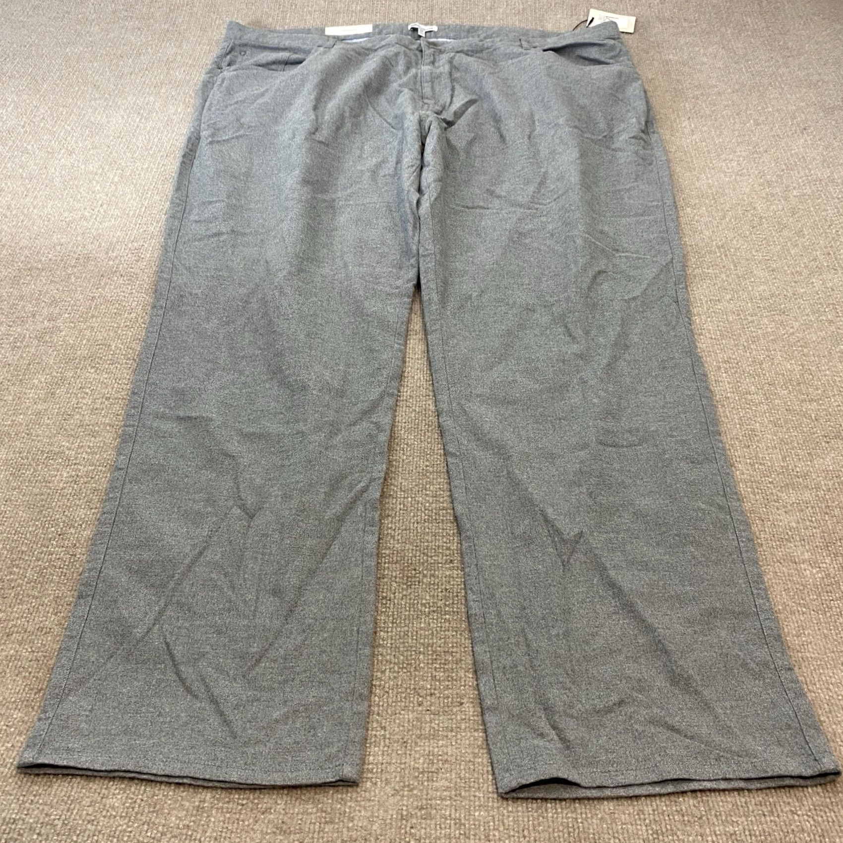 Peter Millar Peter Millar Crown Pants Mens 50 R Gray Stretch Cotton 5-Pocket Flat Front 50x34 Pants Mens Gray 5-Pocket Stretch Cotton Flat Front Size US 34 / EU 50 - 2 Thumbnail