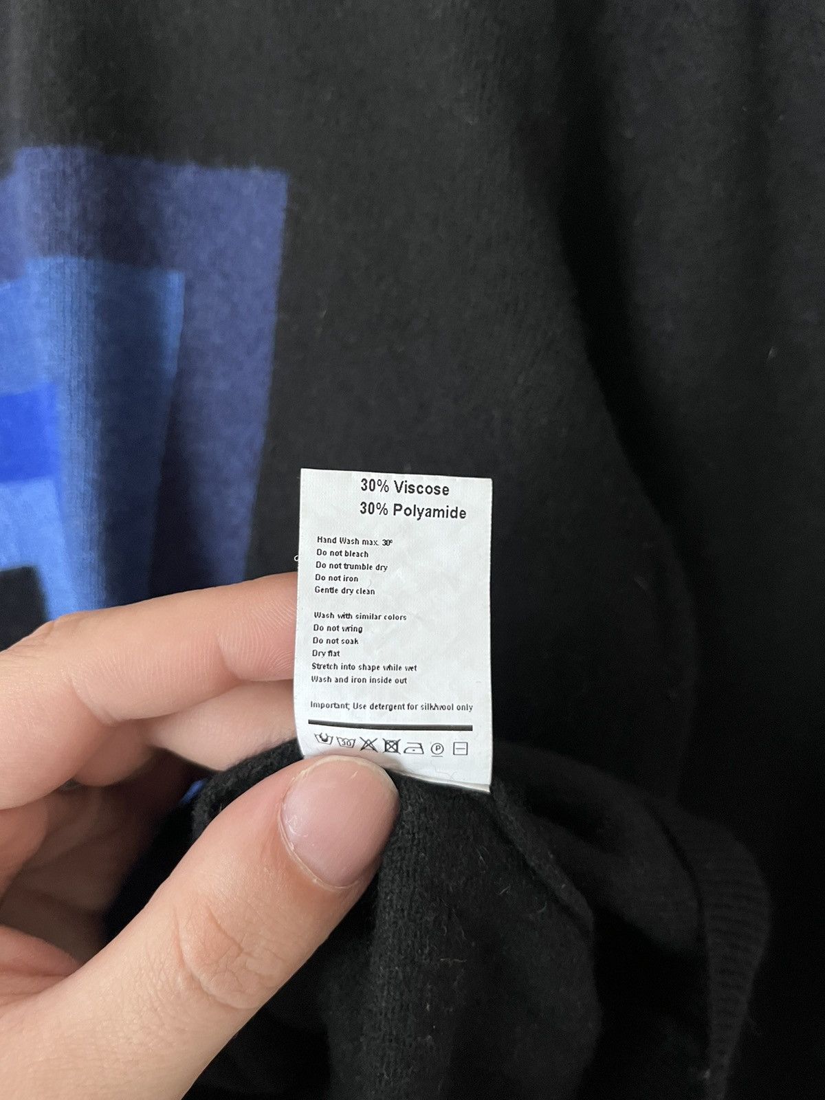 Wood Wood Rare Wood Wood Square AW 153 logo wool/cashmere sweater Size US M / EU 48-50 / 2 - 6 Thumbnail