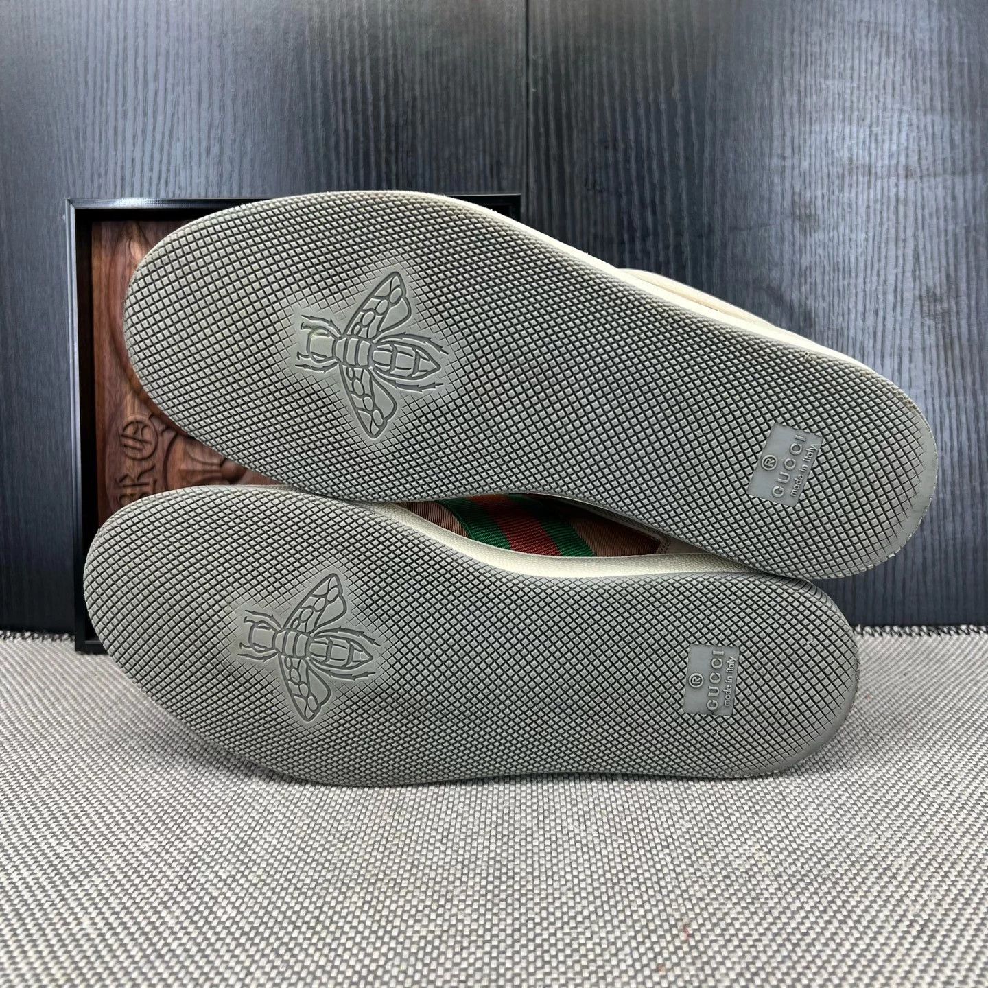 Gucci Gucci Rhyton Sneakers Gray Purple 37 Size US 7 / IT 37 - 6 Thumbnail