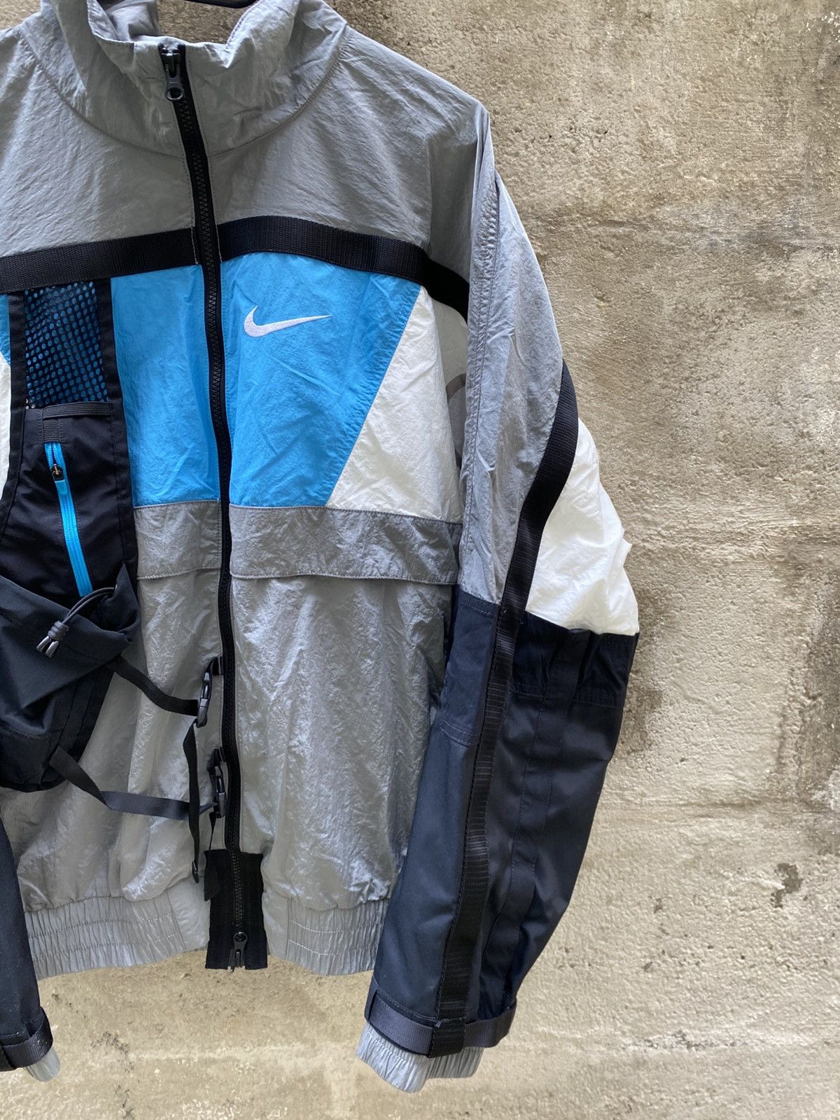 Nike Nike Nrg ISPA Full Zip grey Jacket Technical Zip Up Jacket Size US L / EU 52-54 / 3 - 3 Thumbnail