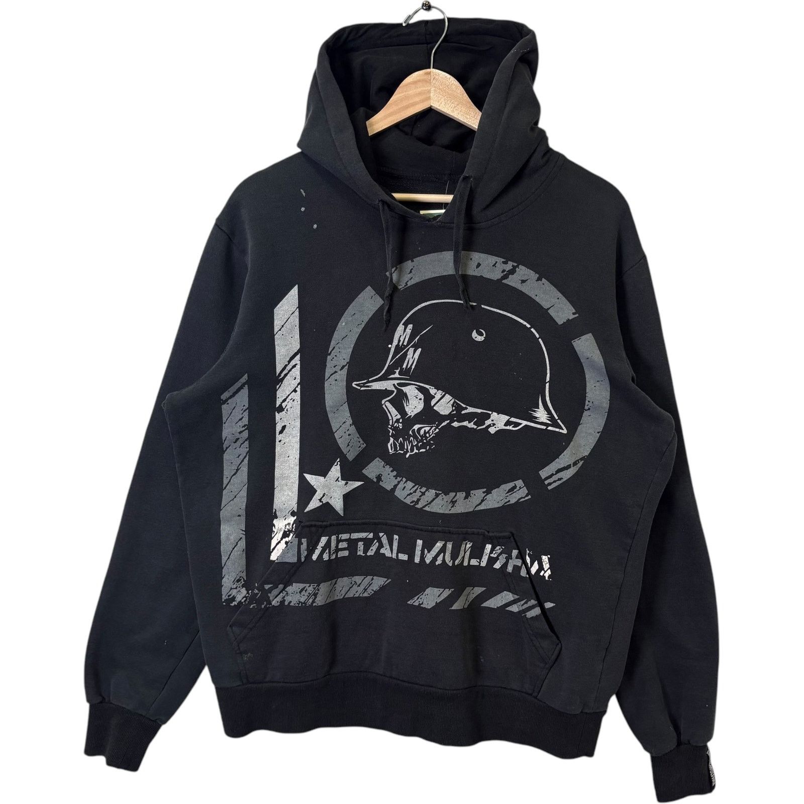 Vintage Vintage Metal Mulisha Military Skull Hoodie XL Size US XL / EU 56 / 4 - 1 Thumbnail