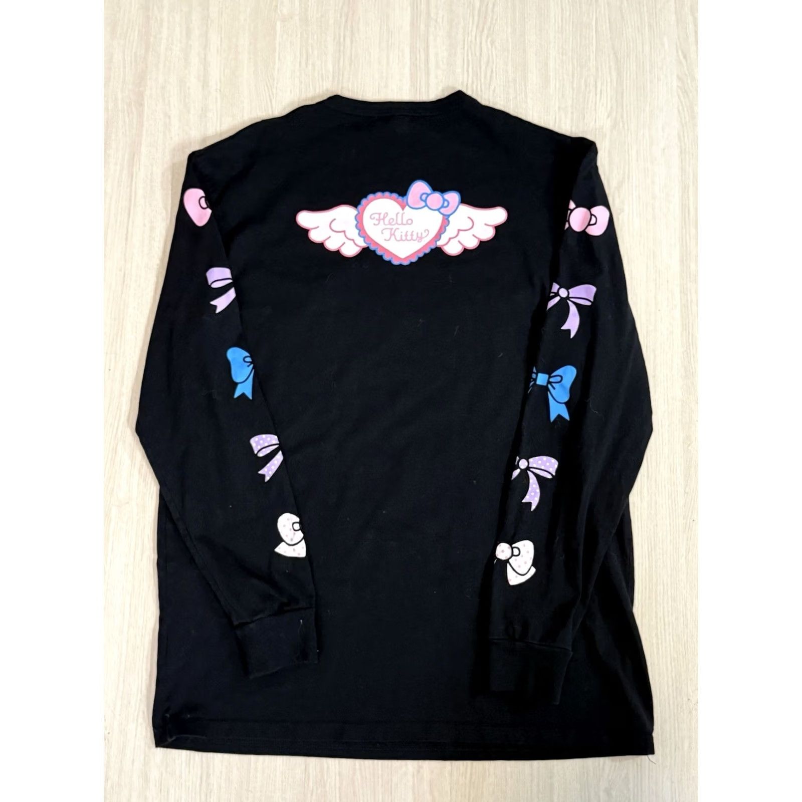 Dolls Kill Dolls Kill x Sanrio Hello Kitty Longsleeve Shirt Medium Cute Japan Anime Womens Black Size M / US 6-8 / IT 42-44 - 2 Thumbnail