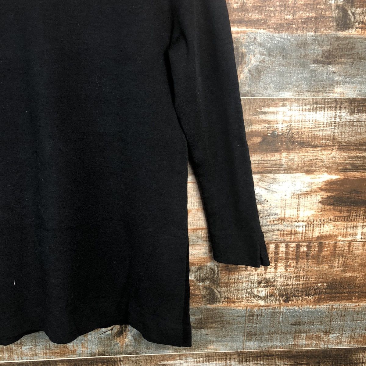Homespun Knitwear × Japanese Brand Racine Jersey Black Knitwear #A1895 Size M / US 6-8 / IT 42-44 - 8 Thumbnail