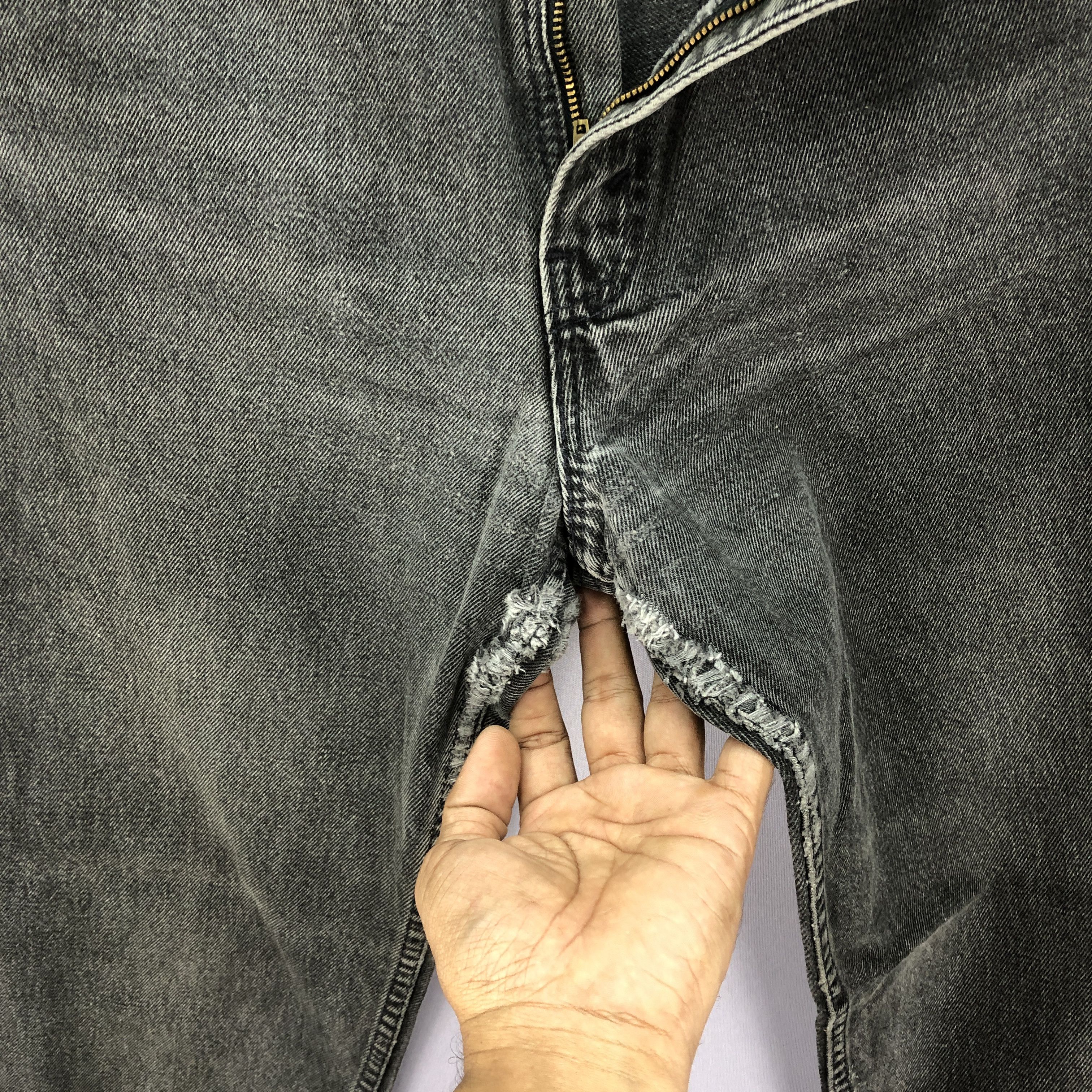 Levi's Vintage Levis 550 Faded Black Jeans Levi's Orange Tab Denim Size 26" / US 2 / IT 38 - 9 Thumbnail