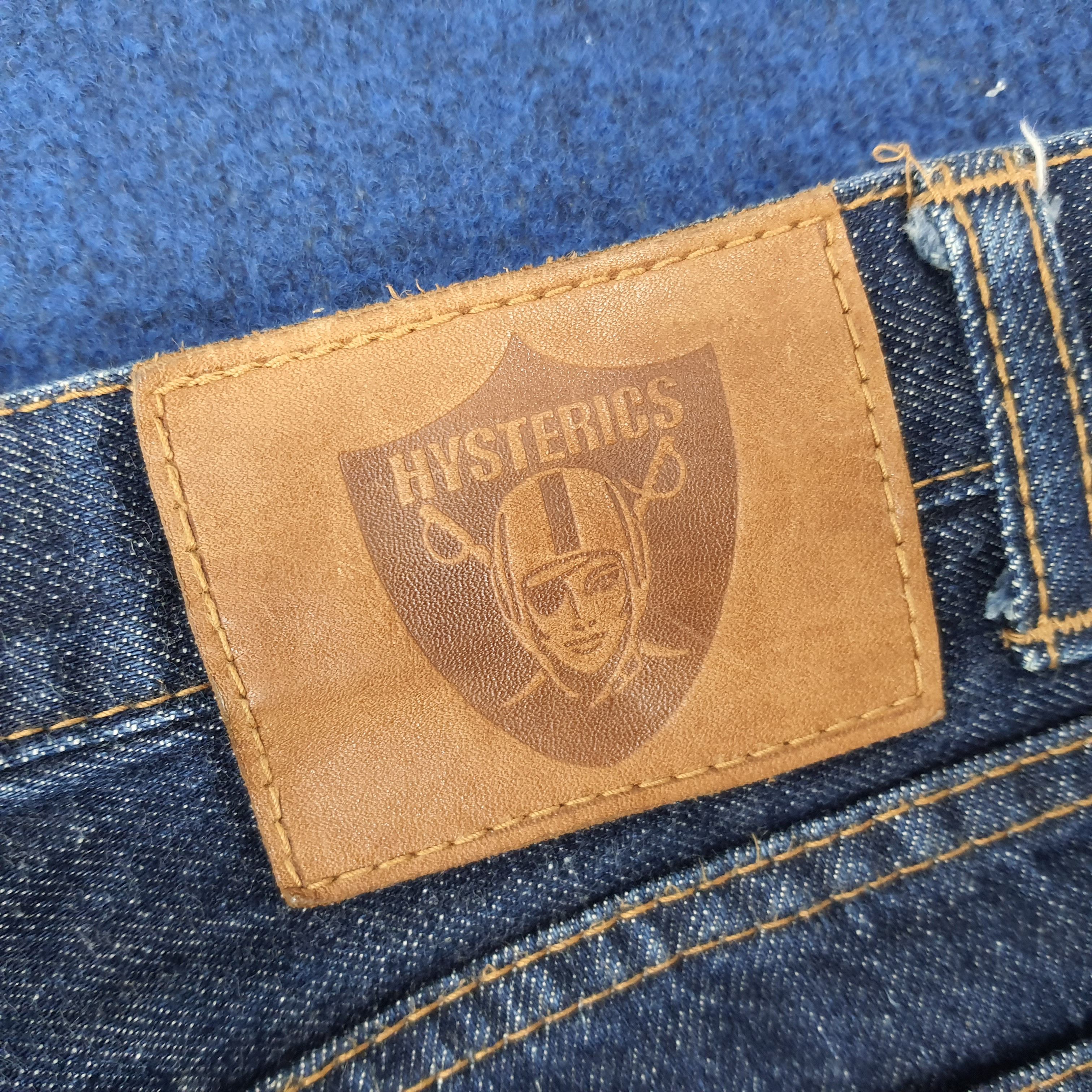 Hysteric Glamour Vintage Hysterics Raiders Japan Custom Logo Jeans C272N3 Size US 30 / EU 46 - 7 Thumbnail