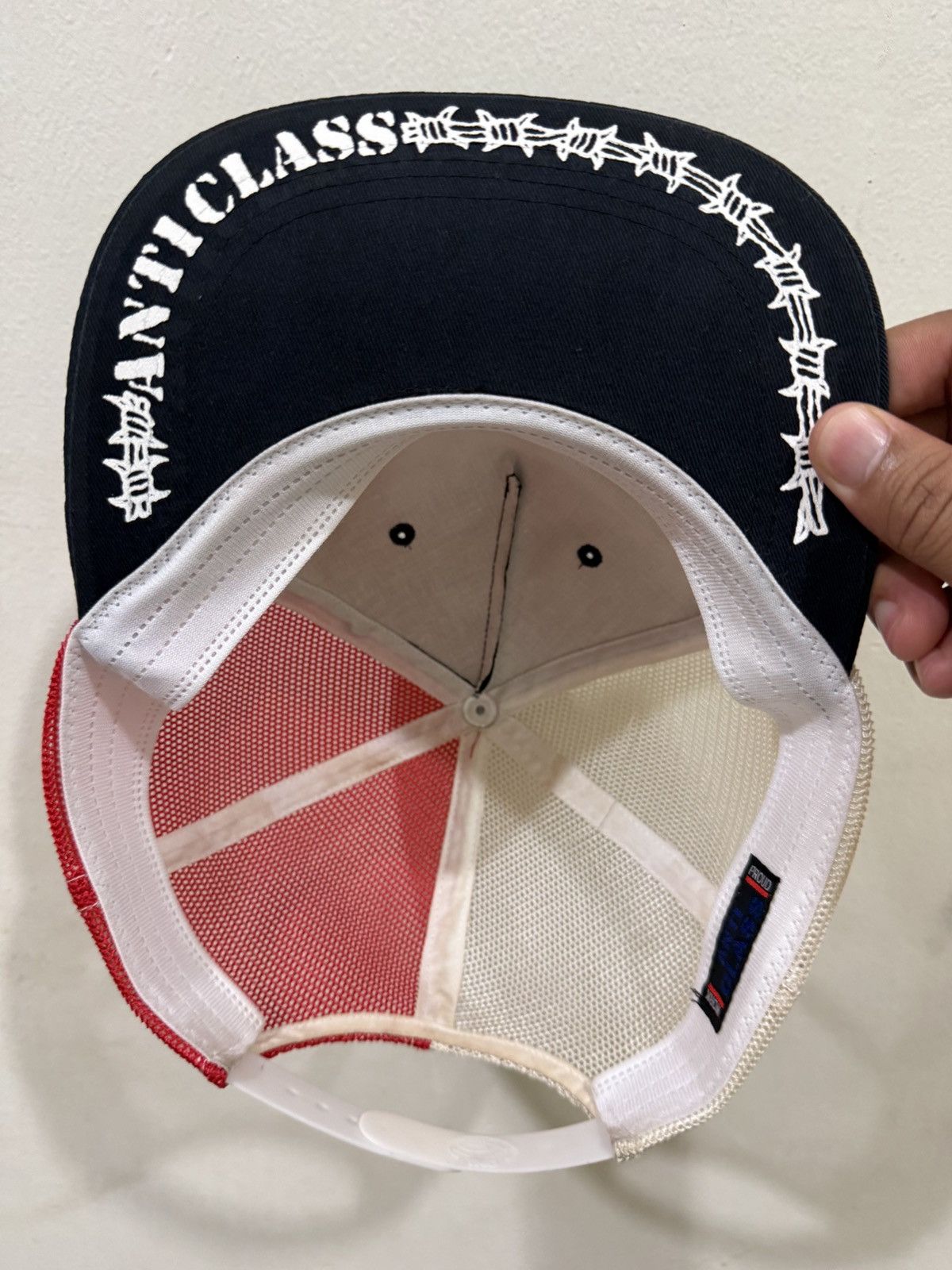 Japanese Brand VTG ANTICLASS The Death of Statue Trucker Hat Size ONE SIZE - 7 Thumbnail