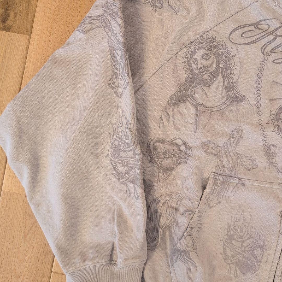 Other WE ARE RIGHTEOUS “Tatted Believer” Zip Up Hoodie – XL Size US XL / EU 56 / 4 - 8 Thumbnail