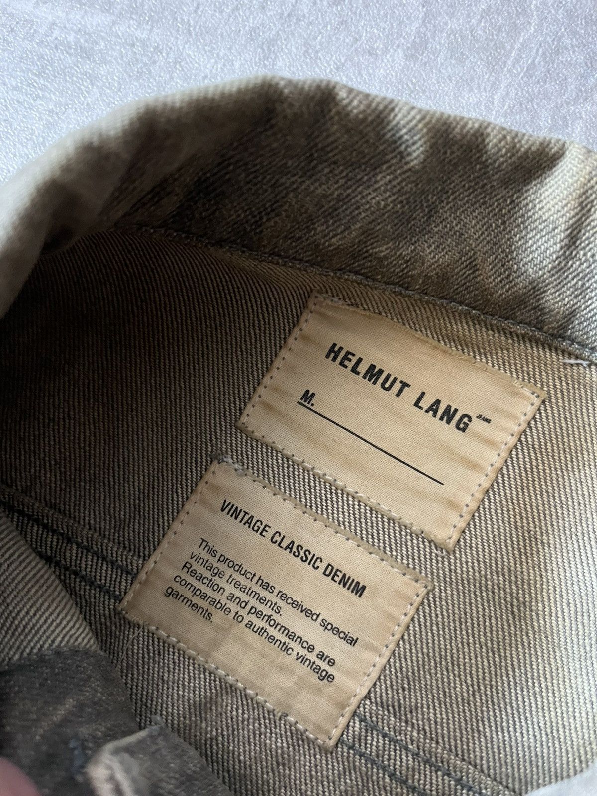 Helmut Lang Helmut Lang 90s Vintage Classic denim grey jacket Size M / US 6-8 / IT 42-44 - 16 Thumbnail
