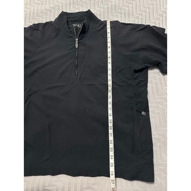 Adidas Adidas black windbreaker quarter zip pullover size M Size US M / EU 48-50 / 2 - 7 Thumbnail