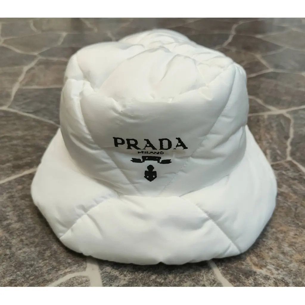 Prada o1la1rc1a0925 Size: OS / Bucket Hat / Cap in White Size ONE SIZE - 2 Thumbnail