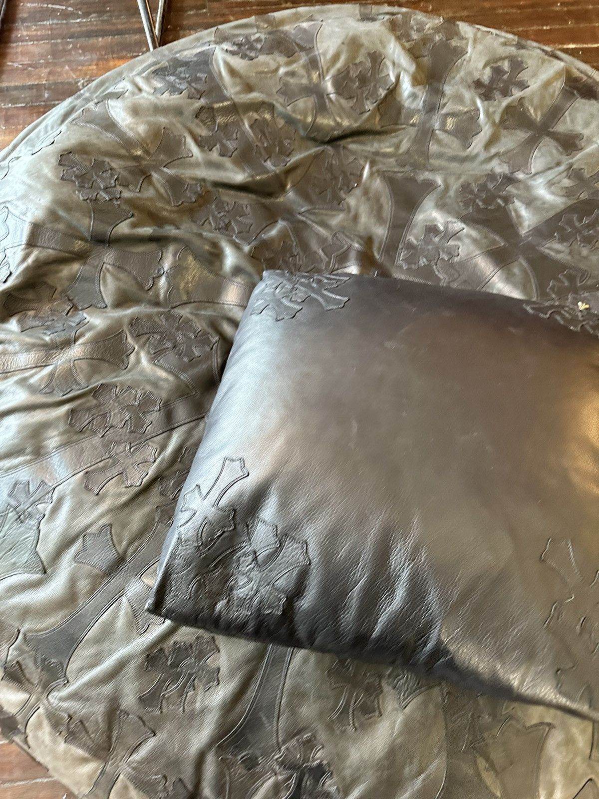 Chrome Hearts Chrome Hearts XL BIG Leather Cross Pillow ! 4Gseller Size ONE SIZE - 4 Thumbnail