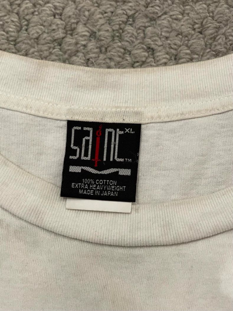 Saint Michael Saint Michael White vintage Cupid LOVE Made Old Short Sleev Size US XL / EU 56 / 4 - 5 Thumbnail