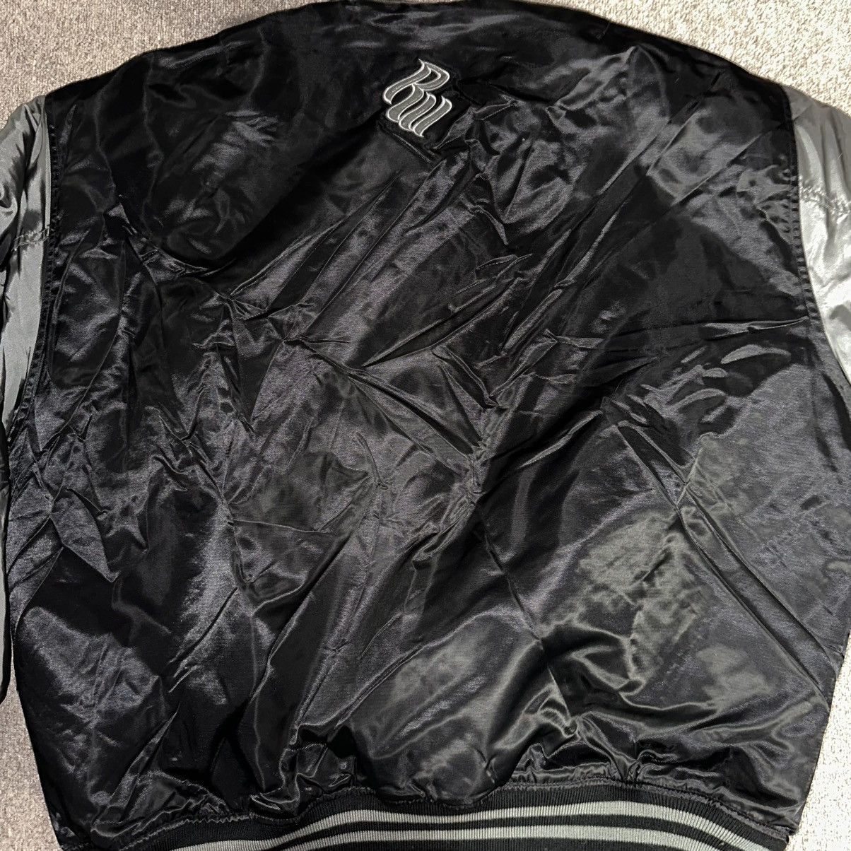 Rocawear SE 1999 Satin Dual Tone insulated Spellout Bomber jacket y2k Size US XXL / EU 58 / 5 - 4 Thumbnail