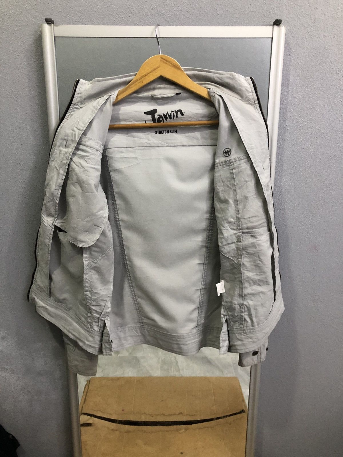 Japanese Brand Jawin Stretch Slim Workwear Jacket Size US M / EU 48-50 / 2 - 9 Thumbnail