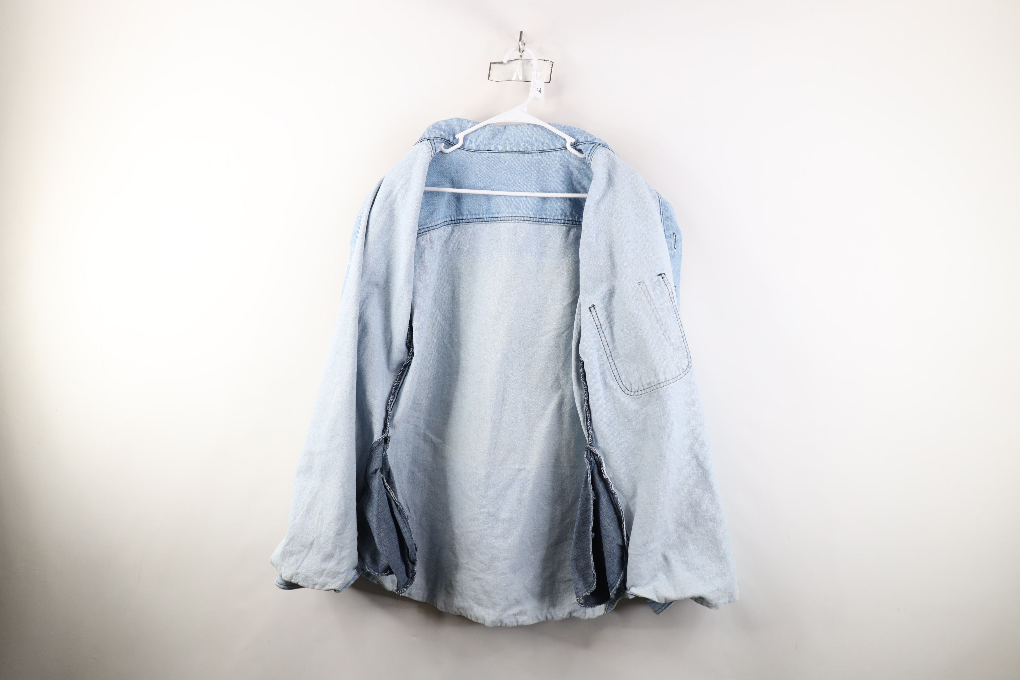 Vintage Vintage 2000 Desert Run Laughlin Pinup Girl Trucker Jacket Size US XL / EU 56 / 4 - 10 Thumbnail