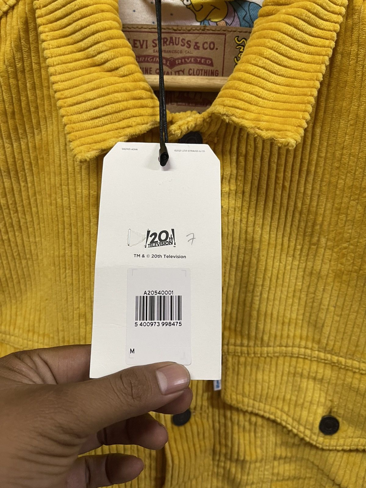 Levi's Levi's x The Simpsons Corduroy Trucker Jacket🔥🔥🔥 Size US M / EU 48-50 / 2 - 7 Thumbnail