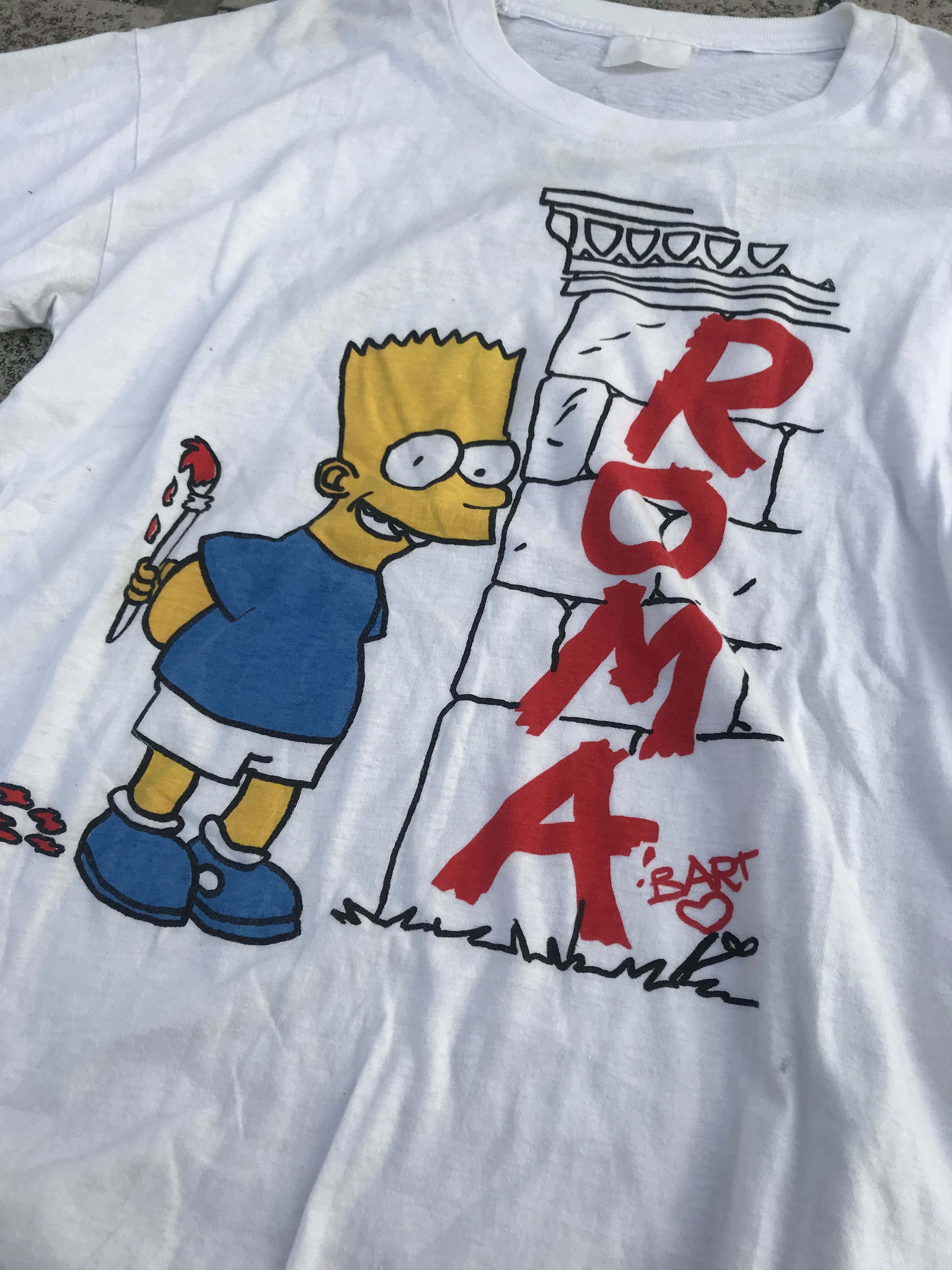 Vintage Vtg rare bart simpson roma Size US M / EU 48-50 / 2 - 2 Thumbnail