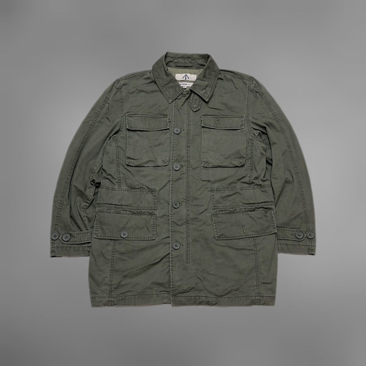 Nigel cabourn vintage multi pocket military jacket