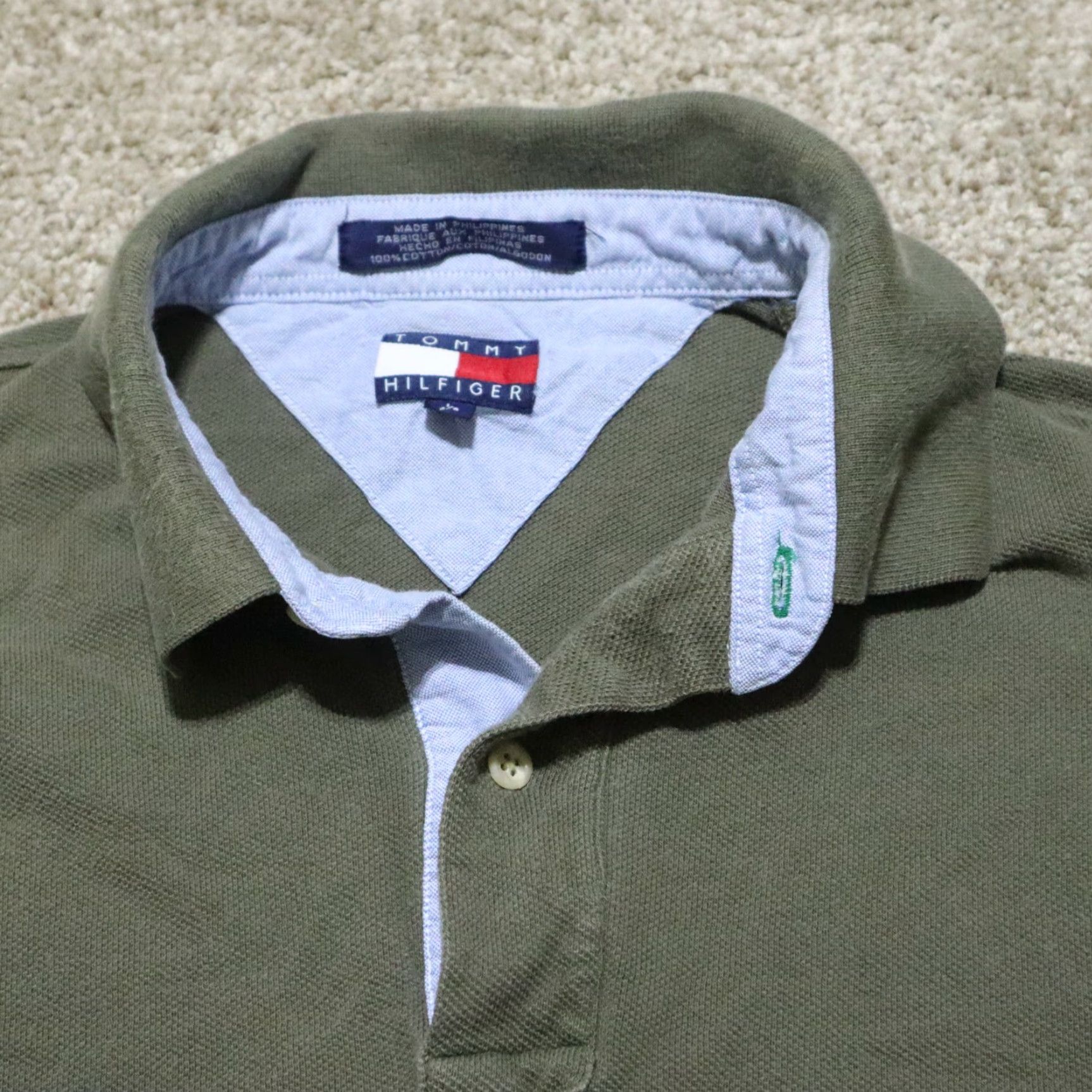 Tommy Hilfiger Tommy Hilfiger Golf Polo Shirt Brown Beige Cotton 100% Size Large L Mens Shirt Polo Beige Golf 90s Merch Size US L / EU 52-54 / 3 - 3 Thumbnail