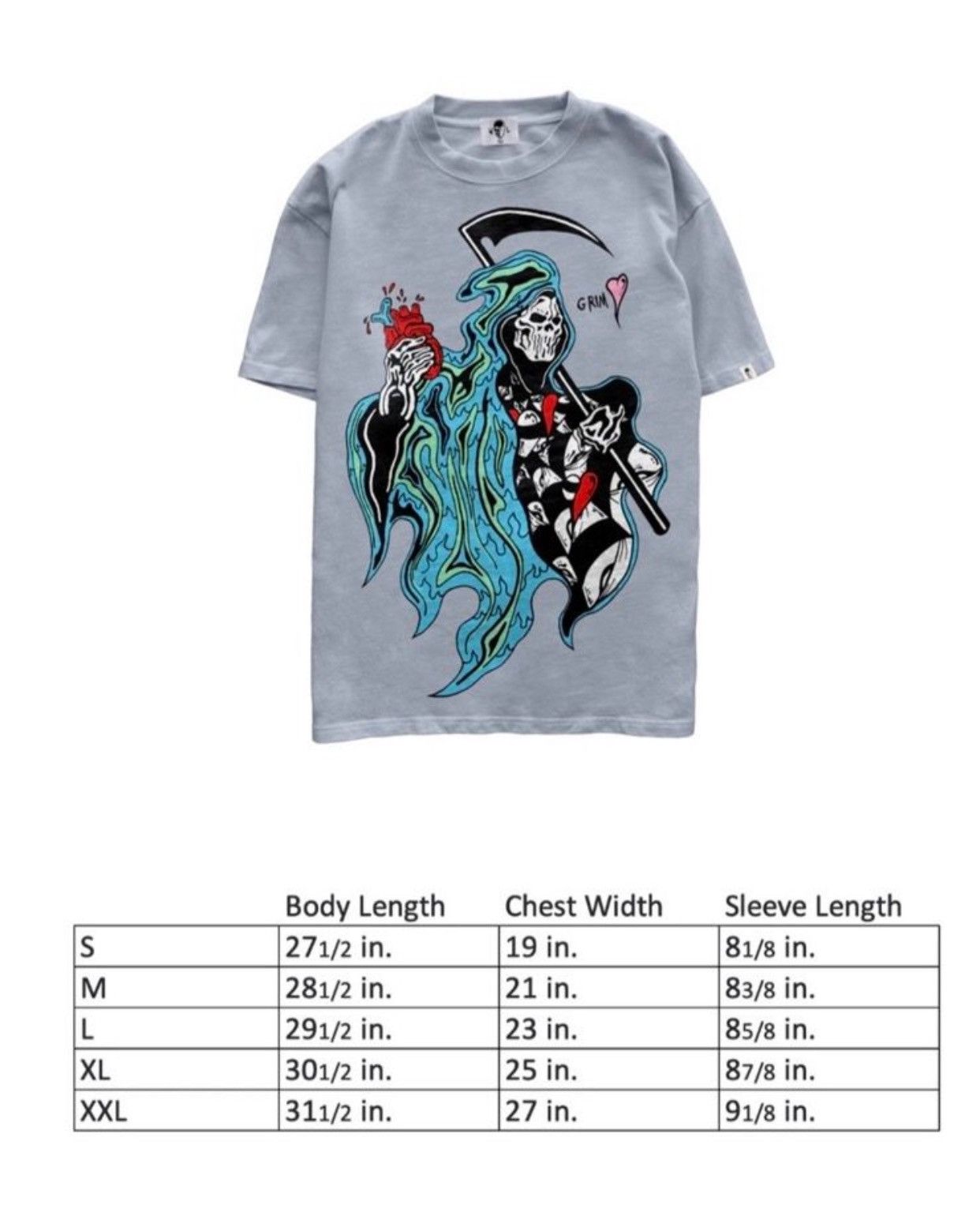 Matty Boy × Warren Lotas 2022 warren lotas mattyboy reaper tee shirt steel grey RARE Size US S / EU 44-46 / 1 - 4 Thumbnail