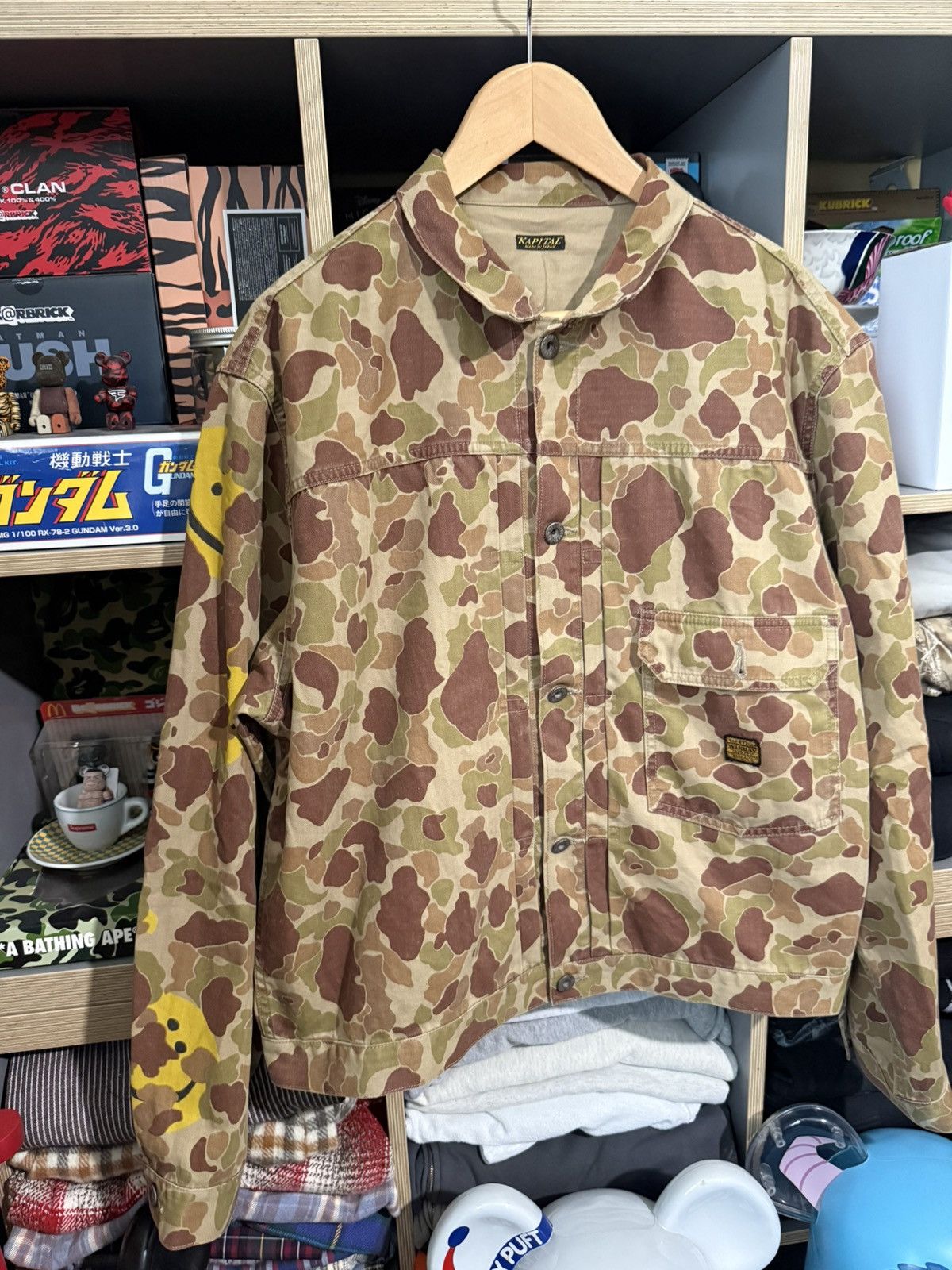 Kapital Kapital Herringbone Happy Peek-a-boo Camo 1st Jacket Size US L / EU 52-54 / 3 - 2 Thumbnail