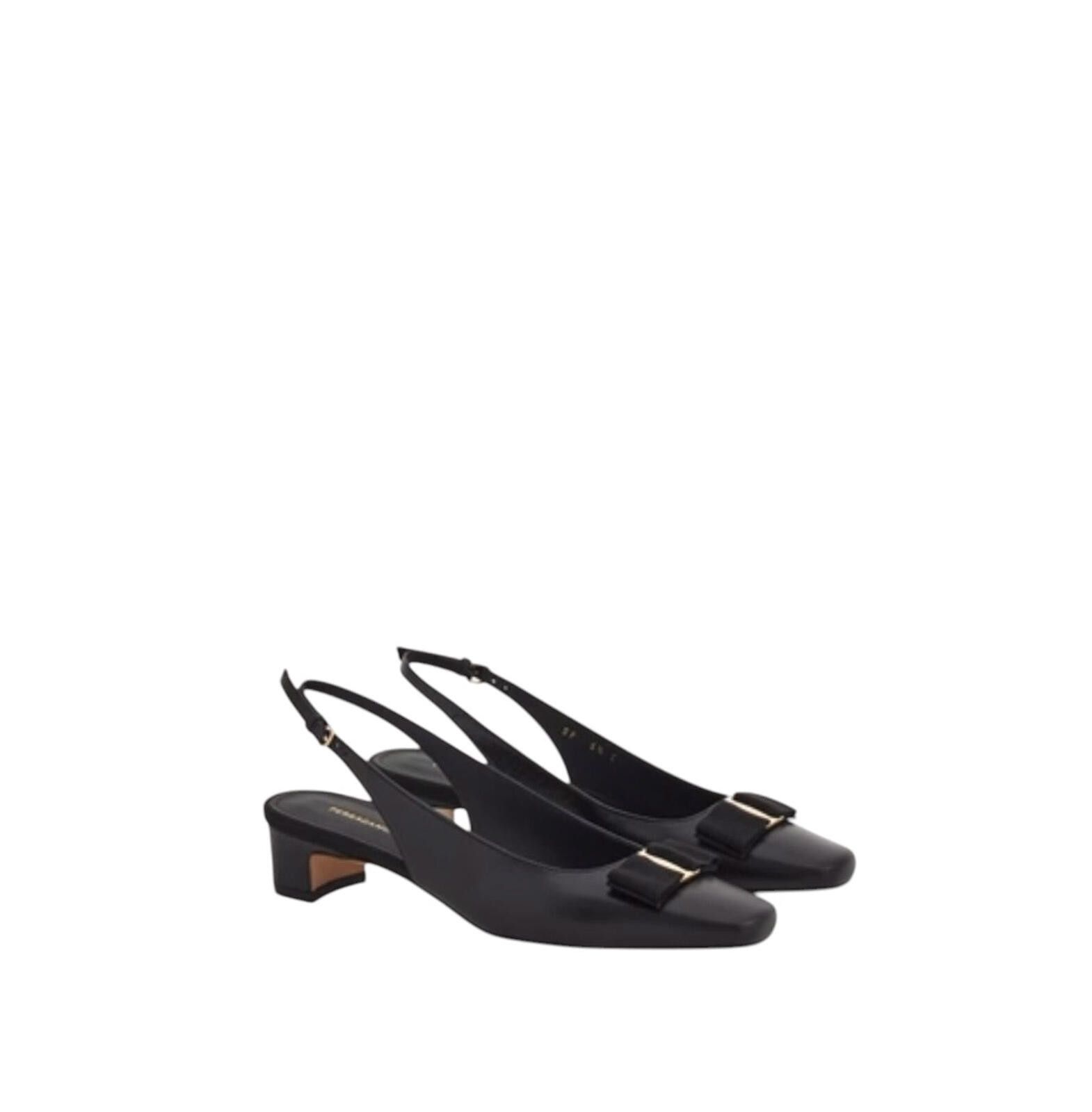 Salvatore Ferragamo Ferragamo Iconic Bow Slingback Size ONE SIZE - 2 Thumbnail