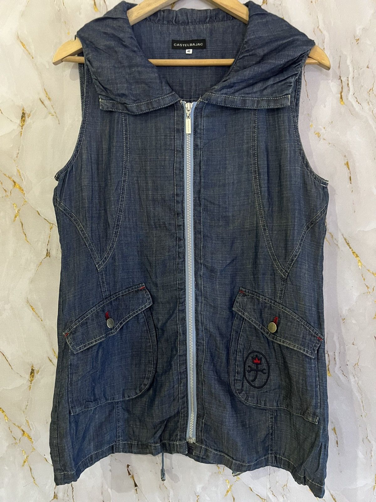 Jean Charles De Castelbajac Castelbajac Vest – Rare Artistic Designer Piece🔥 Size US M / EU 48-50 / 2 - 1 Thumbnail